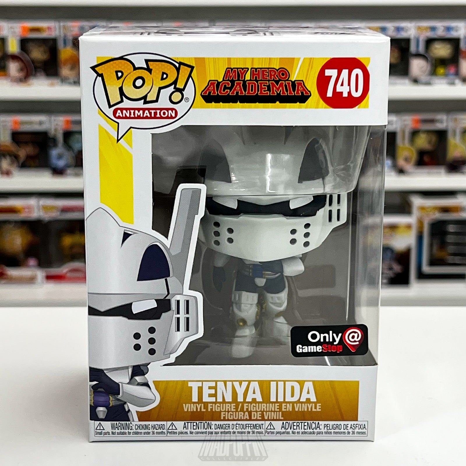 Funko Pop My Hero Academia Tenya Iida 740 GameStop Exclusive Vinyl Figure Anime
