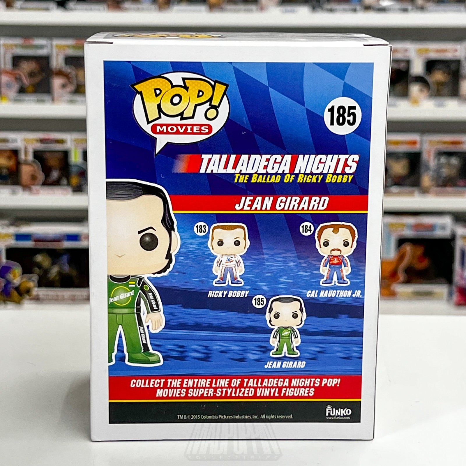 Funko Pop Movies Talladega Nights Jean Girard 185 NASCAR Comedy Toy Vinyl Figure3