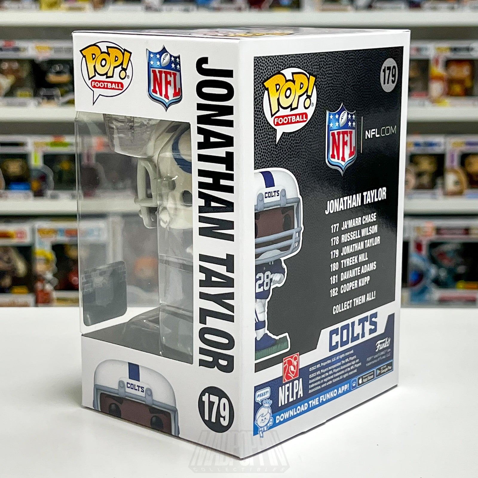 Funko Pop NFL Football Indianapolis Colts Jonathan Taylor 179 Running Back Toy