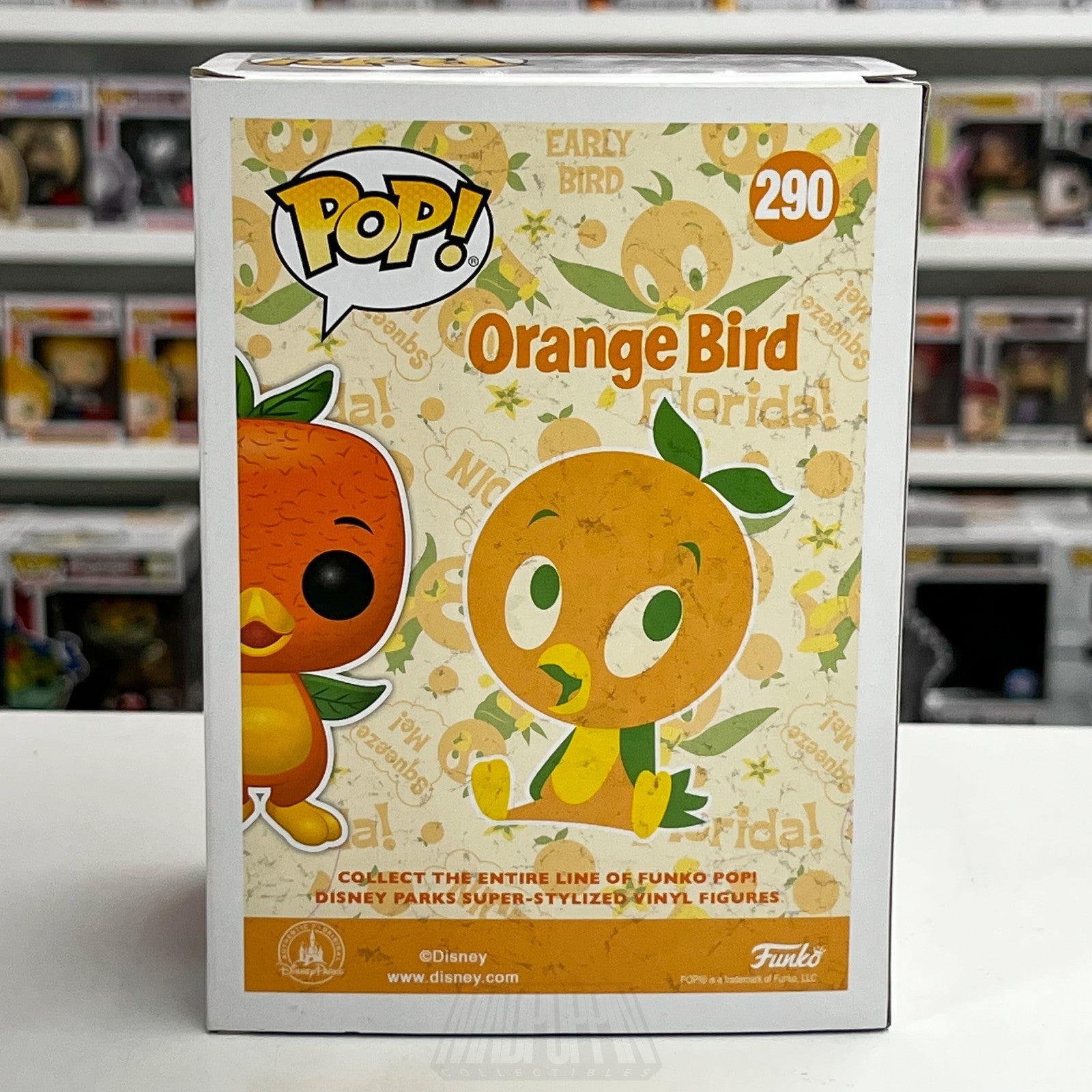 Funko Pop Disney Orange Bird Parks Exclusive 290 Florida World Toy Vinyl Figure3
