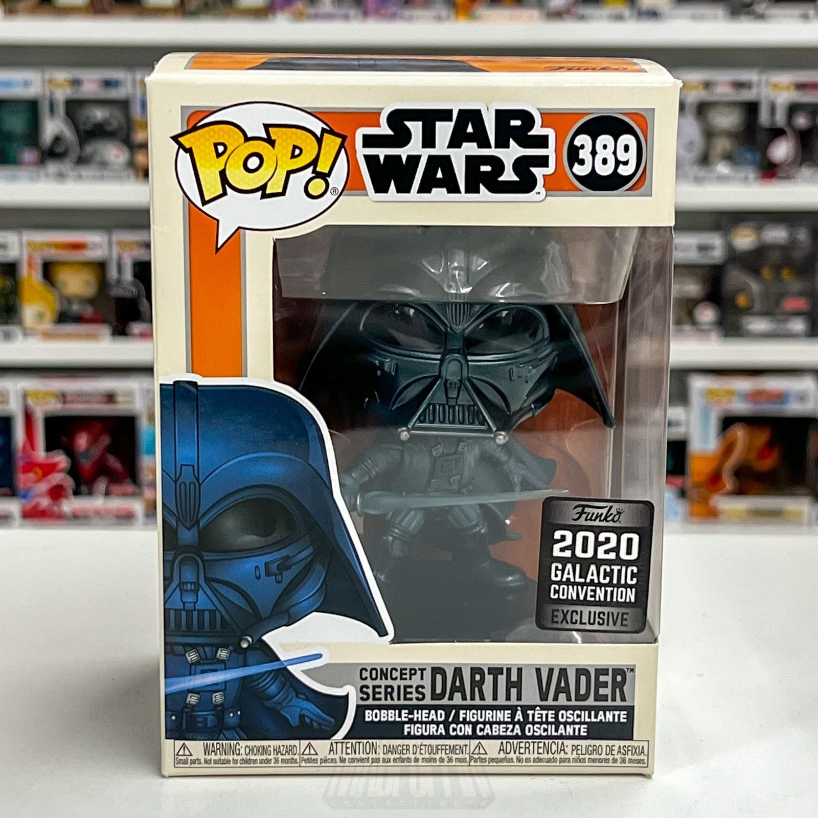 Funko Pop Star Wars Concept Series Darth Vader Celebration 389 Sith Vinyl Figure0