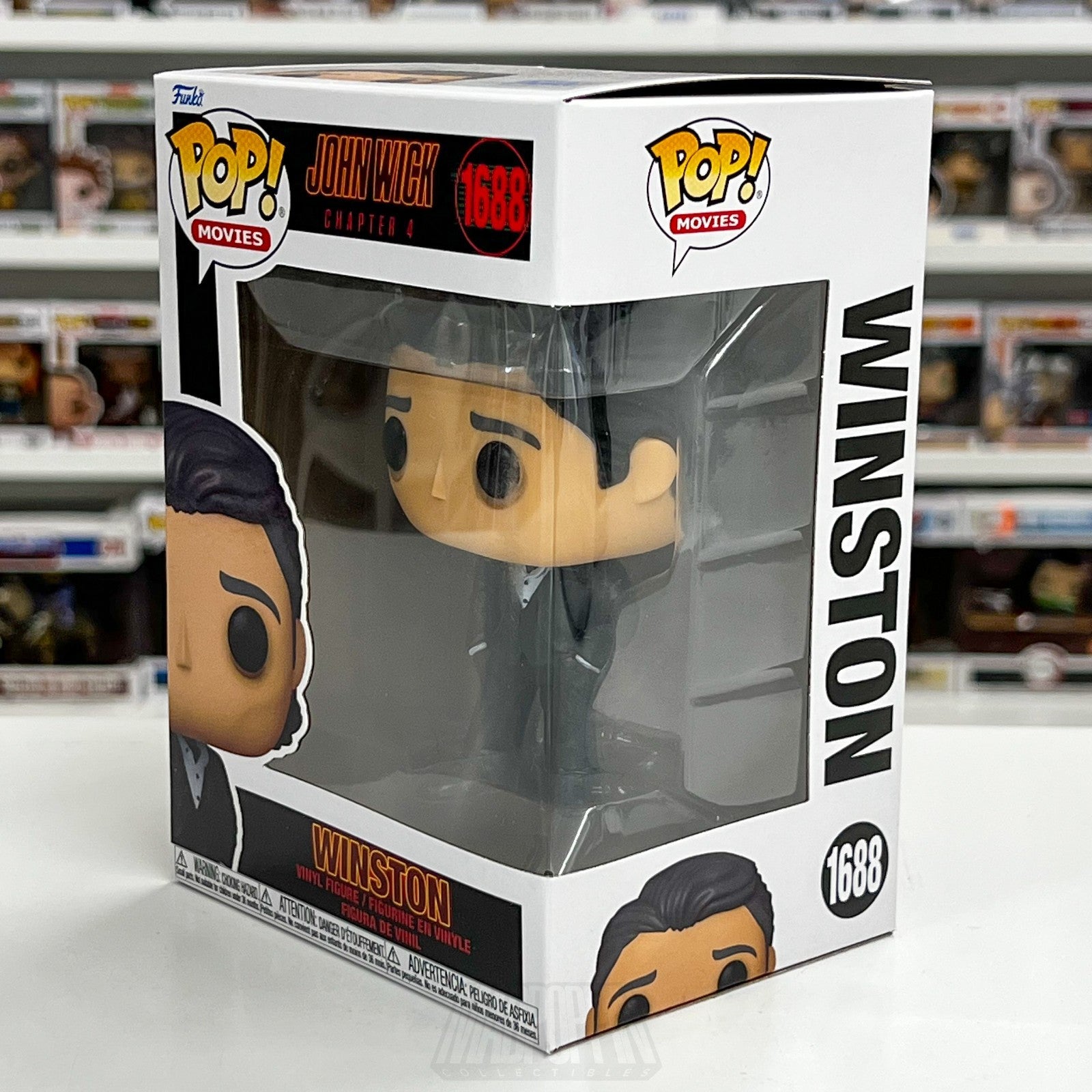 Funko Pop Movies John Wick Chapter 4 Winston Scott 1688 Assassins Vinyl Figure1