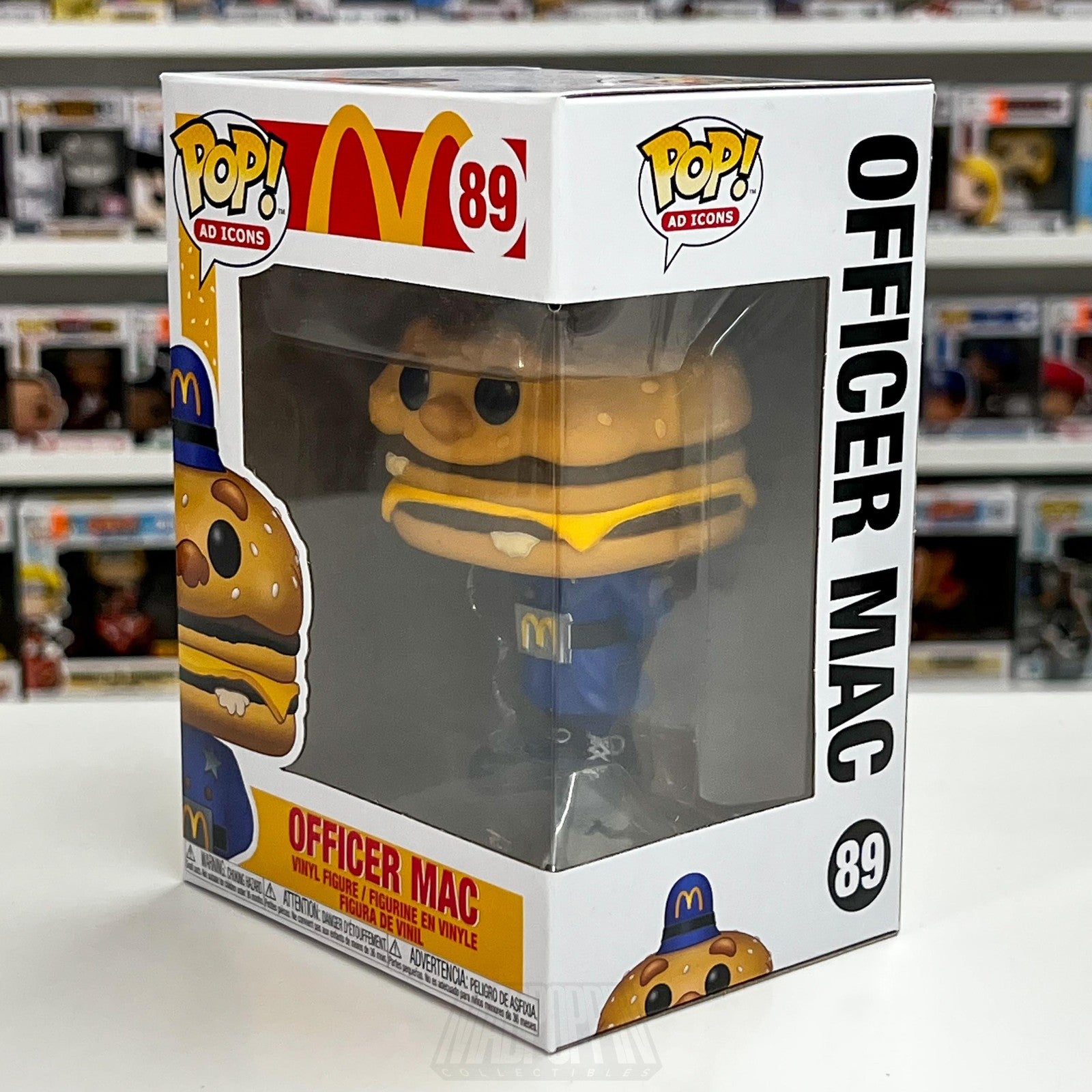 Funko Pop! Ad Icons McDonald's Officer Mac #89 Vinyl Figure New in Box 2020