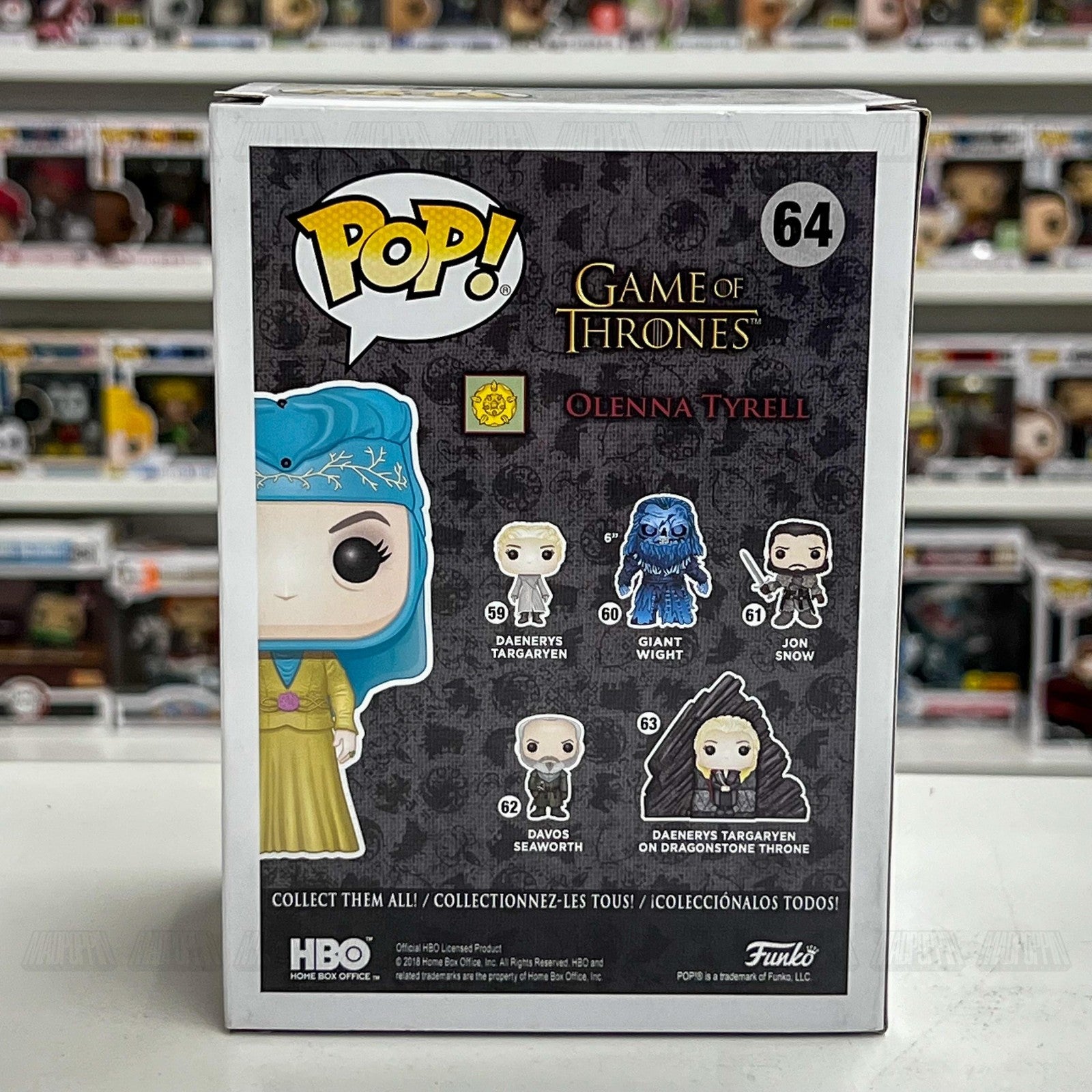 Funko Pop Game of Thrones Olenna Tyrell #64 2018 Summer Convention Exclusive New