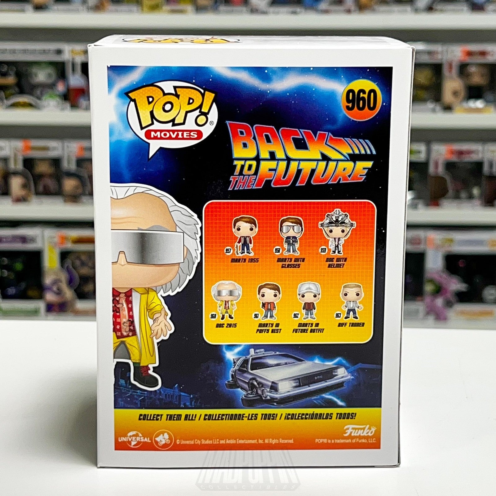 Funko Pop! Movies Back to the Future Doc Brown 2015 #960 Vinyl Figure New Toy