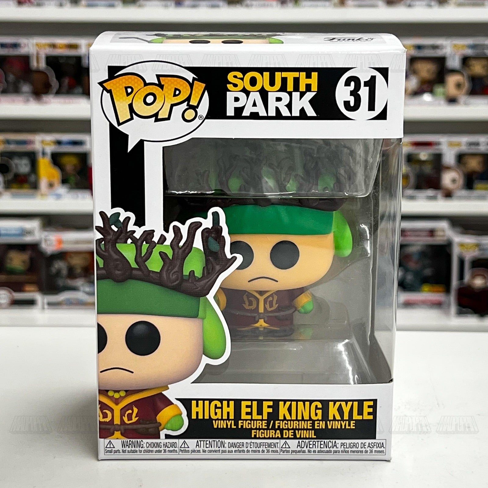 Funko Pop South Park High Elf King Kyle 31 Vinyl Figure Television Standard New