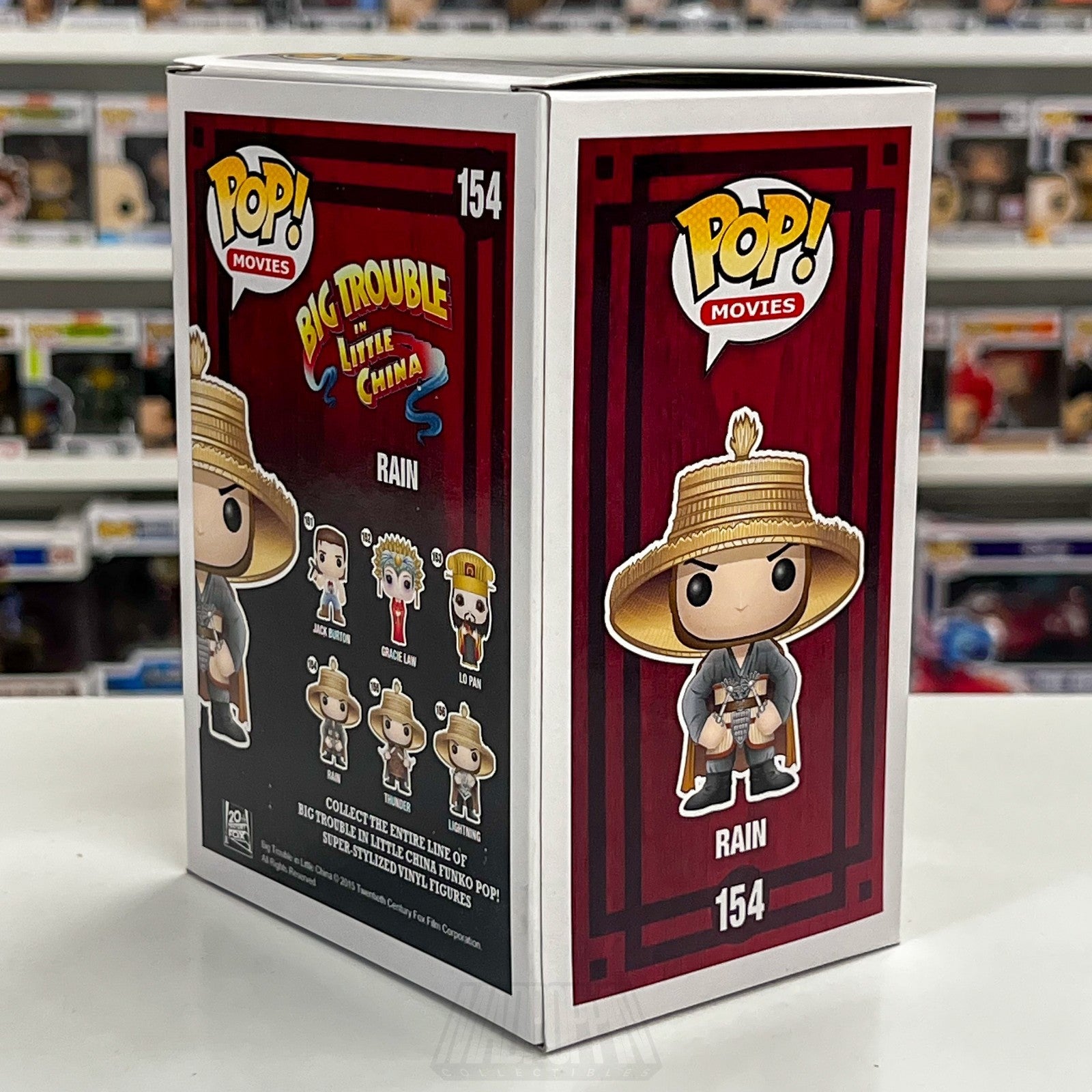 Funko Pop Movies Big Trouble In Little China Rain 154 Action Comedy Vinyl Figure4