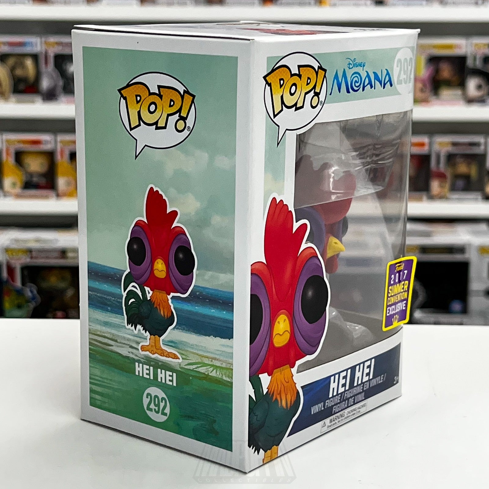 Funko Pop Disney Moana Hei Hei SDCC Summer Con 292 Rooster Toy Vinyl Figure5