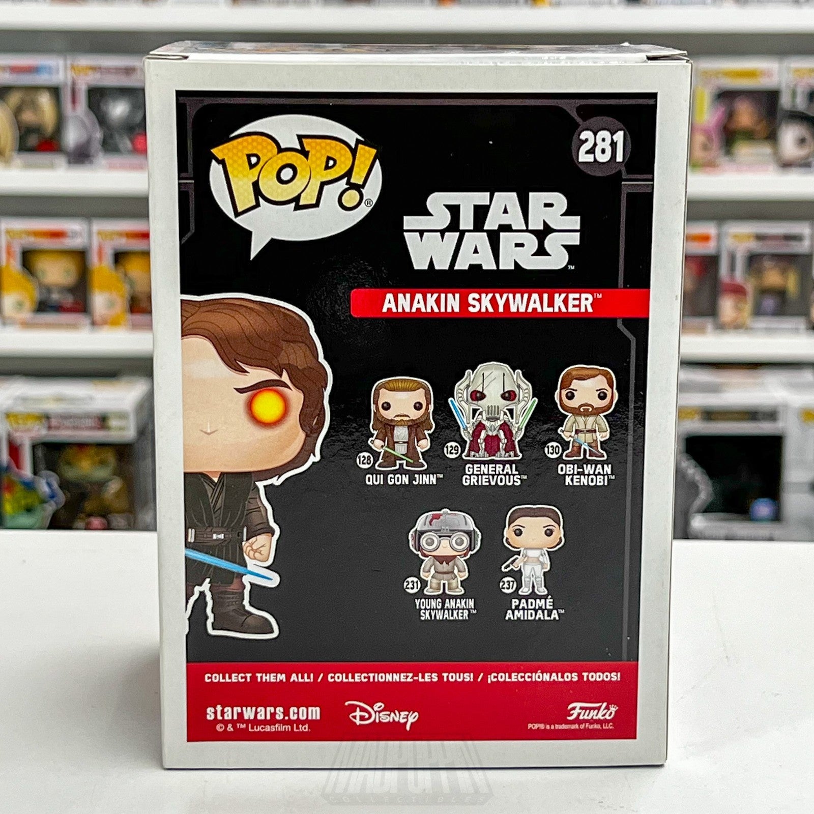 Funko Pop Star Wars Anakin Skywalker Dark Side Walgreens 281 Toy Vinyl Figure3
