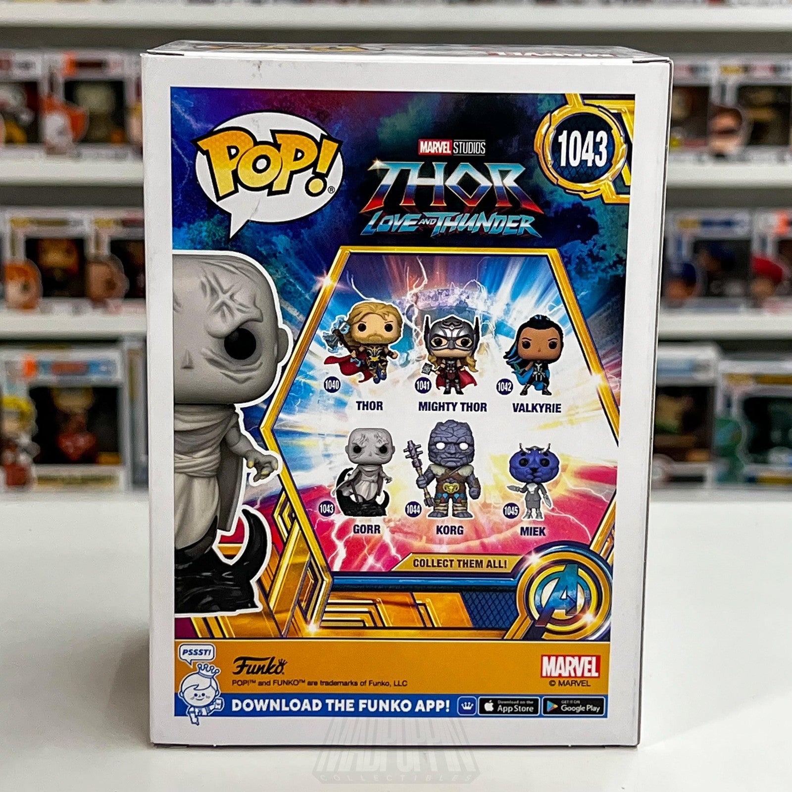 Funko Pop! Marvel Thor Love Thunder Gorr 1043 God Butcher Bobble-Head Figure Toy