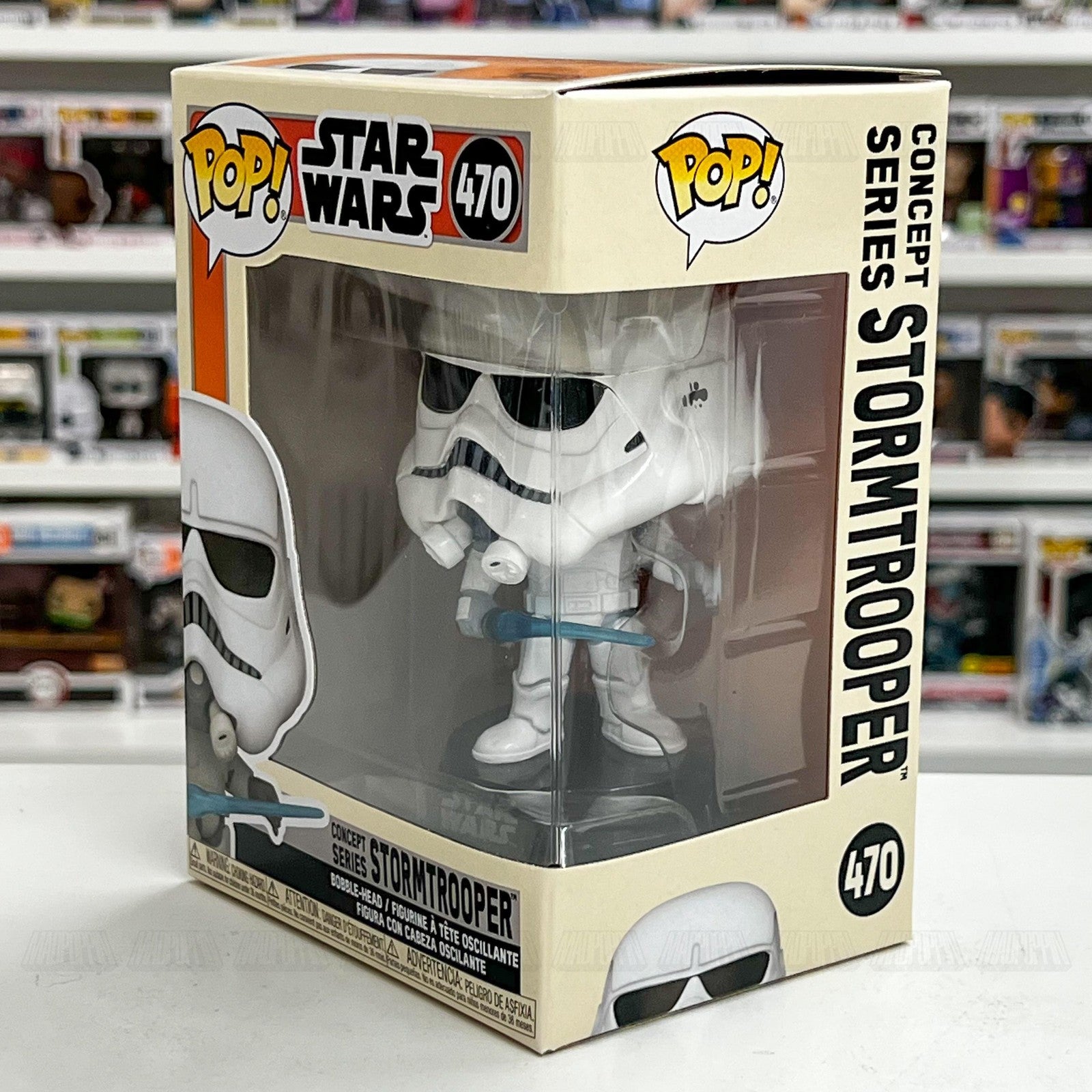 Funko Pop Star Wars Concept Series Stormtrooper #470 Bobble-Head Vinyl Figure