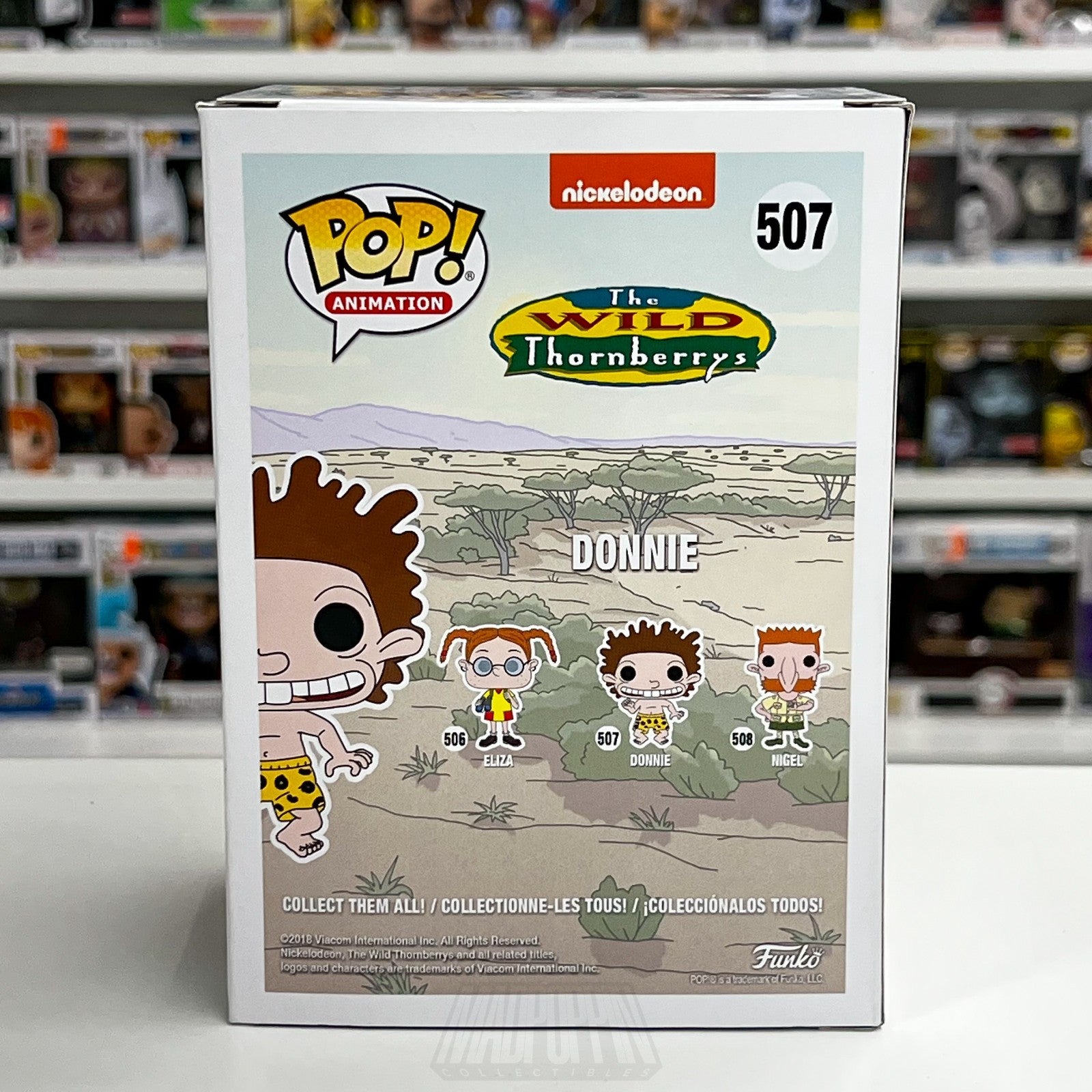 Funko Pop Animation Nickelodeon Wild Thornberrys Donnie 507 Cartoon Vinyl Figure3