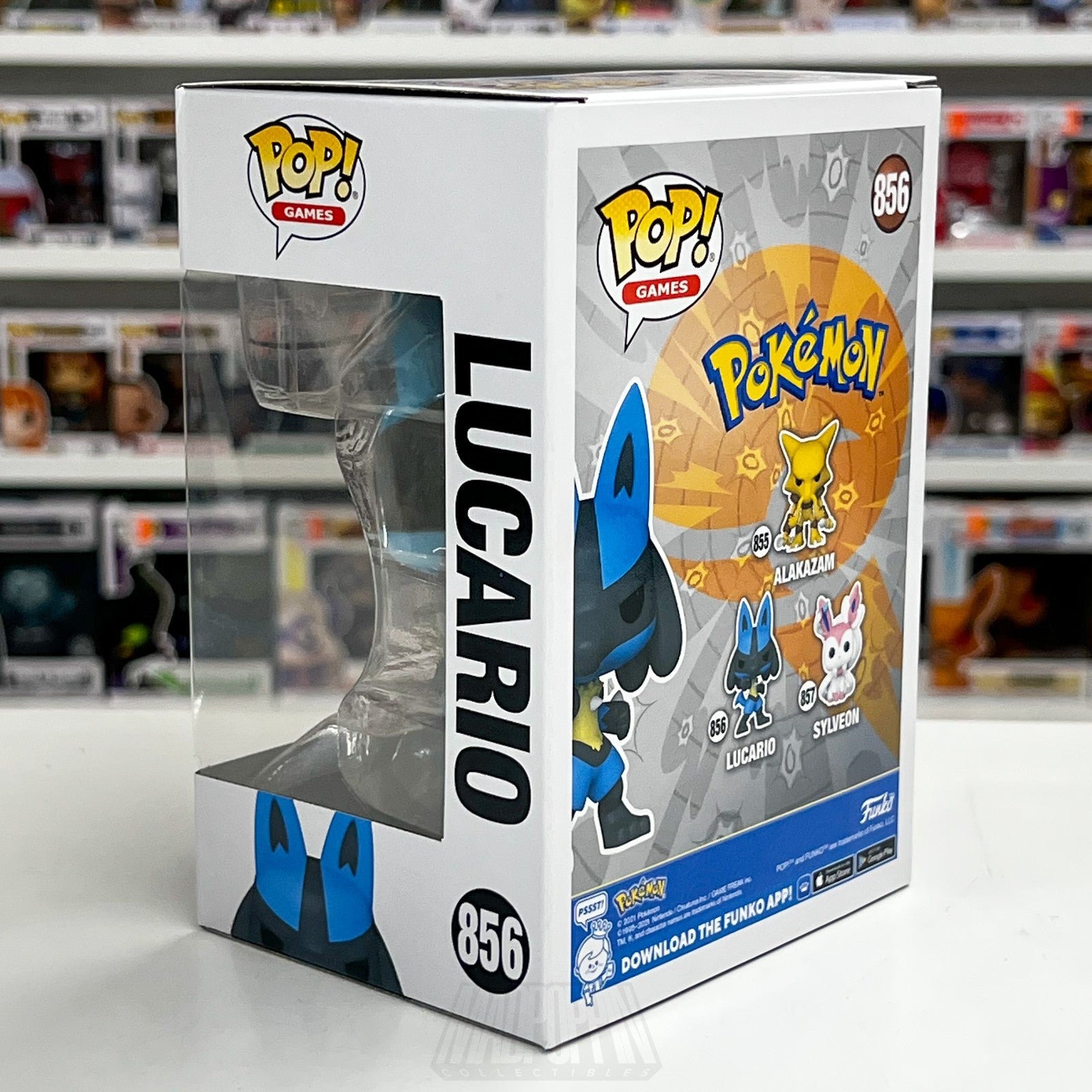 Funko Pop Video Games Pokemon Lucario 856 Japanese TCG Vinyl Figure Nintendo Toy2