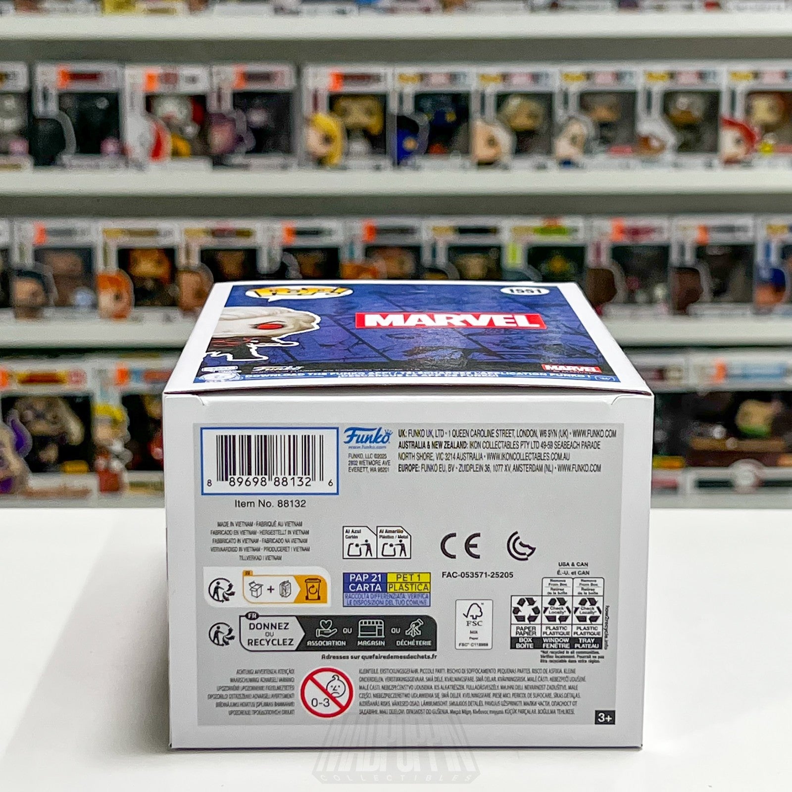 Funko Pop Marvel Knull 1551 NYCC Official Con Sticker Symbiote Venom Carnage Toy