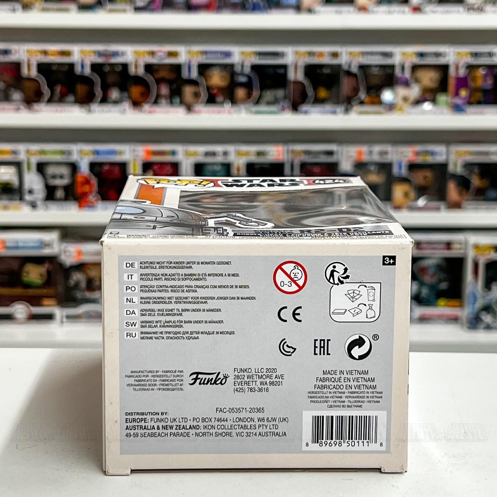 Funko Pop! Star Wars Concept Series R2-D2 #424 Bobble-Head Vinyl Figure In Box