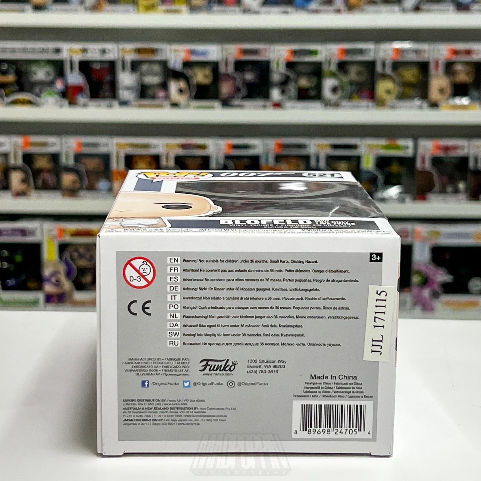 Funko Pop! Movies 007 James Bond Blofeld #521 Vinyl Figure You Only Live Twice