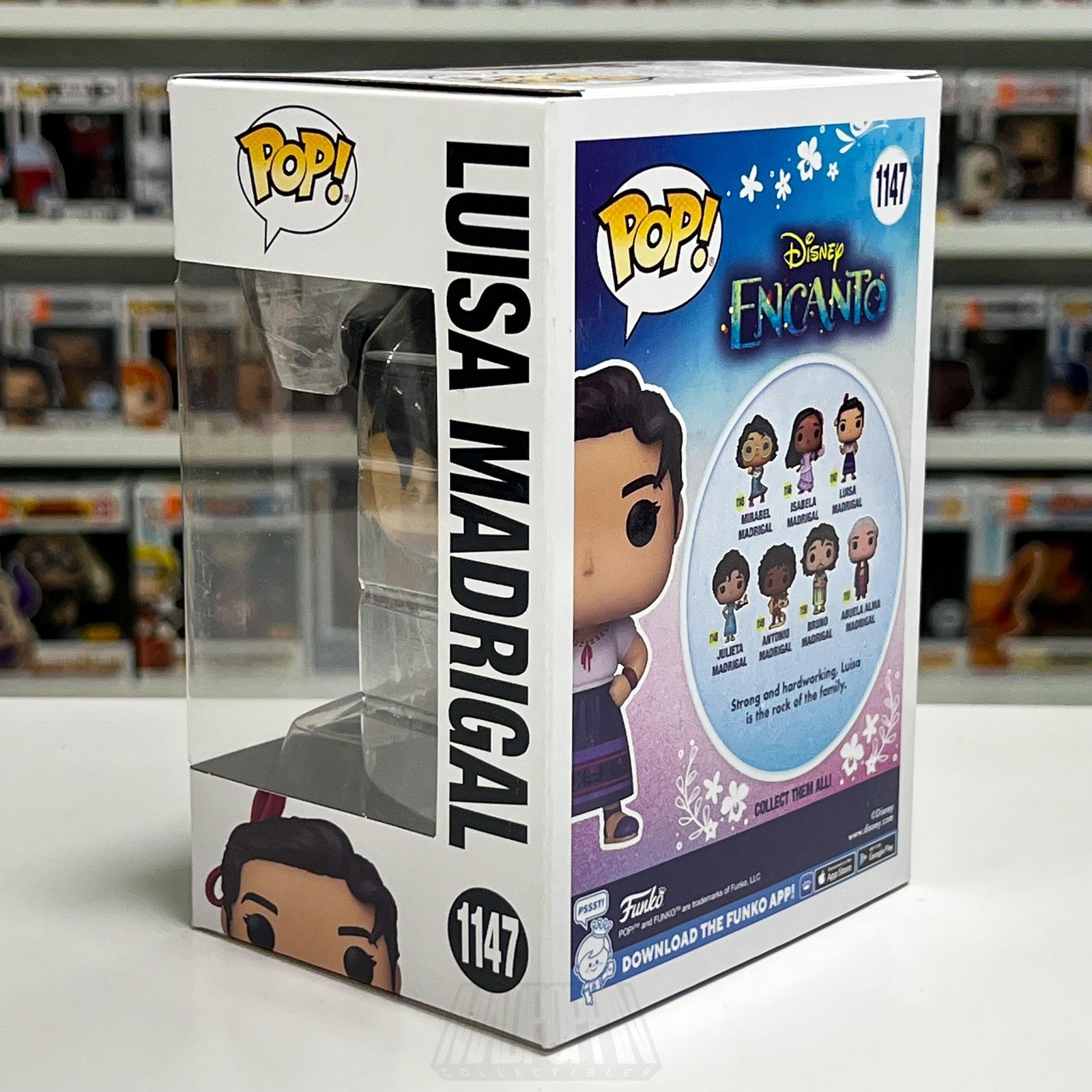 Funko Pop Disney Encanto Luisa Madrigal 1147 Vinyl Figure NIB Collectible Toy