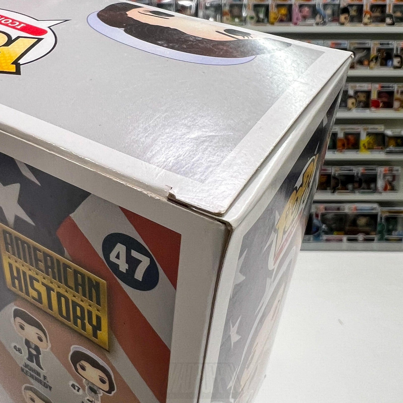 Funko Pop Icons American History John F Kennedy Jackie 46 47 Set Toy Politics