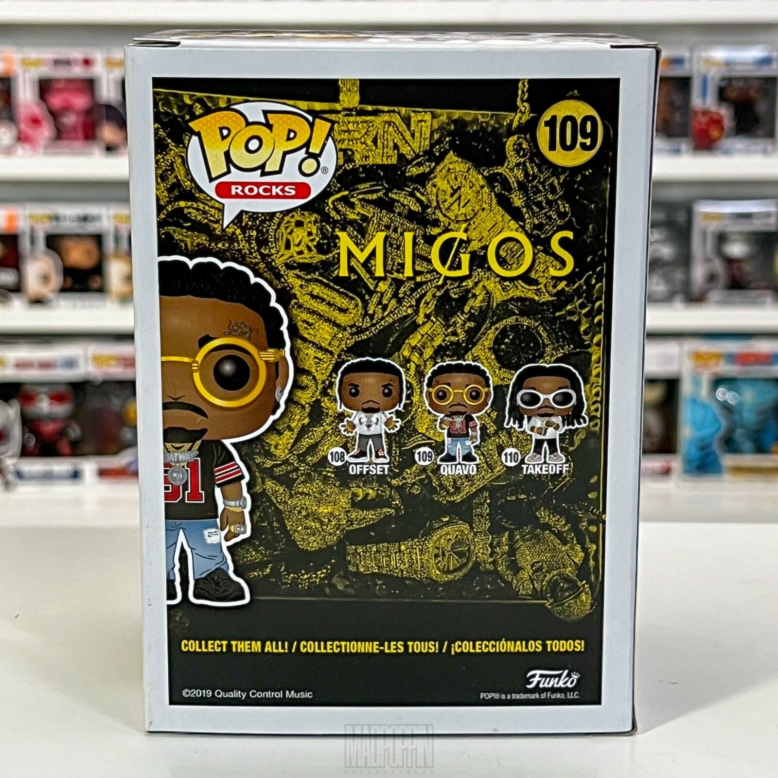 Funko Pop Rocks Migos Quavo Vaulted Music Rap Hip Hop Trap Atlanta Georgia 109