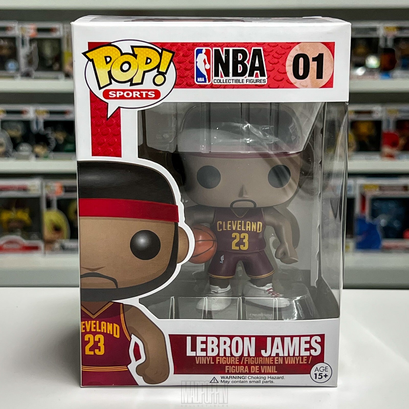 Funko Pop Sports NBA Basketball Cleveland Cavaliers Lebron King James Vaulted 01