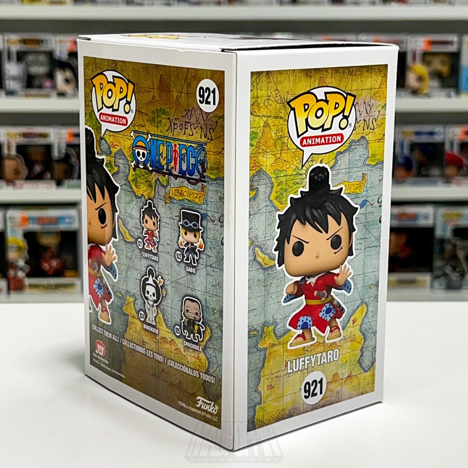 Funko Pop Animation One Piece Luffytaro 921 Vinyl Figure New In Box Anime Toy