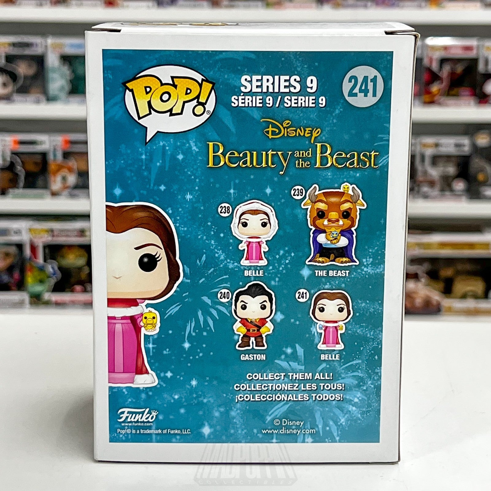 Funko Pop Disney Beauty & The Beast Belle Diamond Glitter Hot Topic 241 Figure3