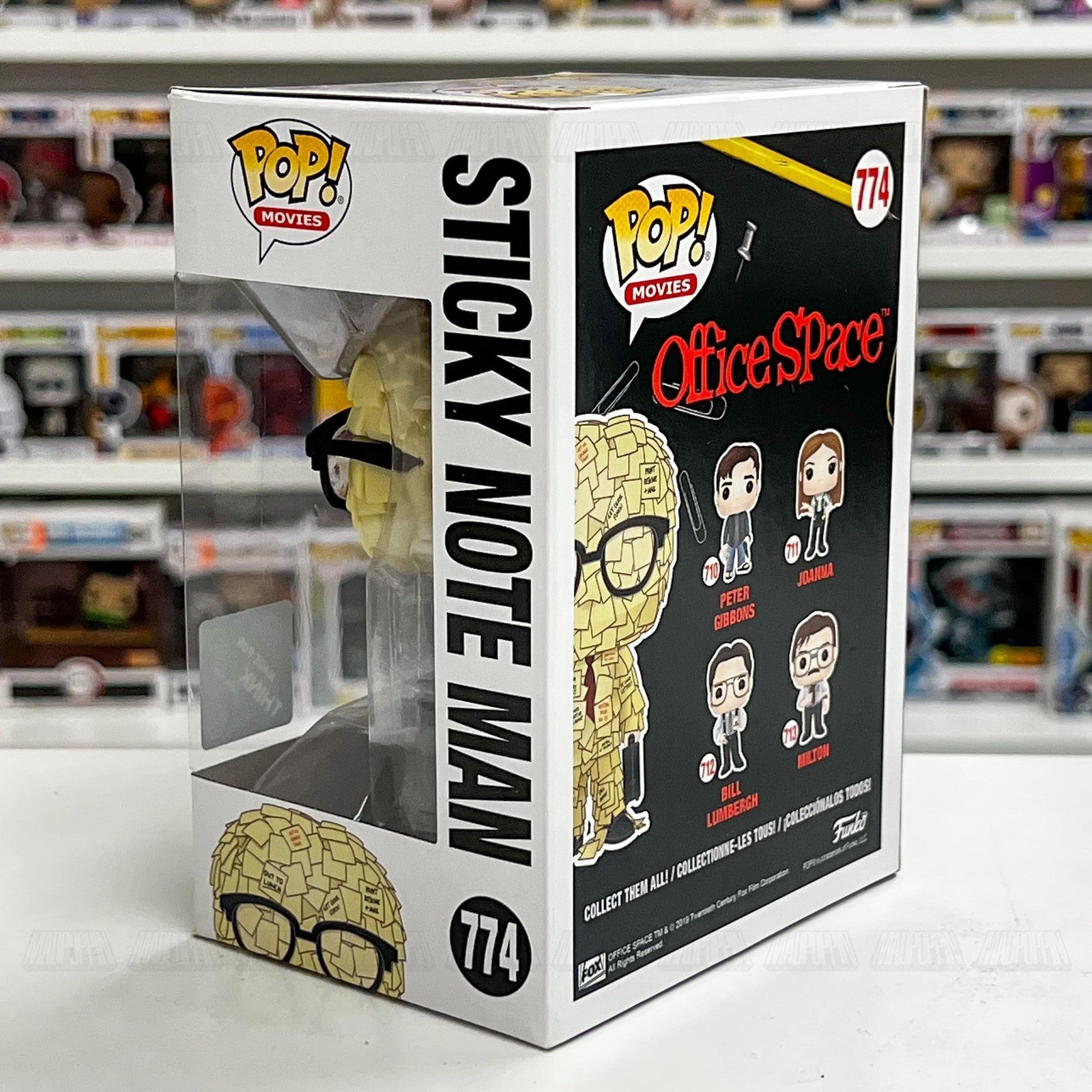 Funko Pop Movies Office Space Sticky Note Man #774 ThinkGeek Exclusive Vinyl