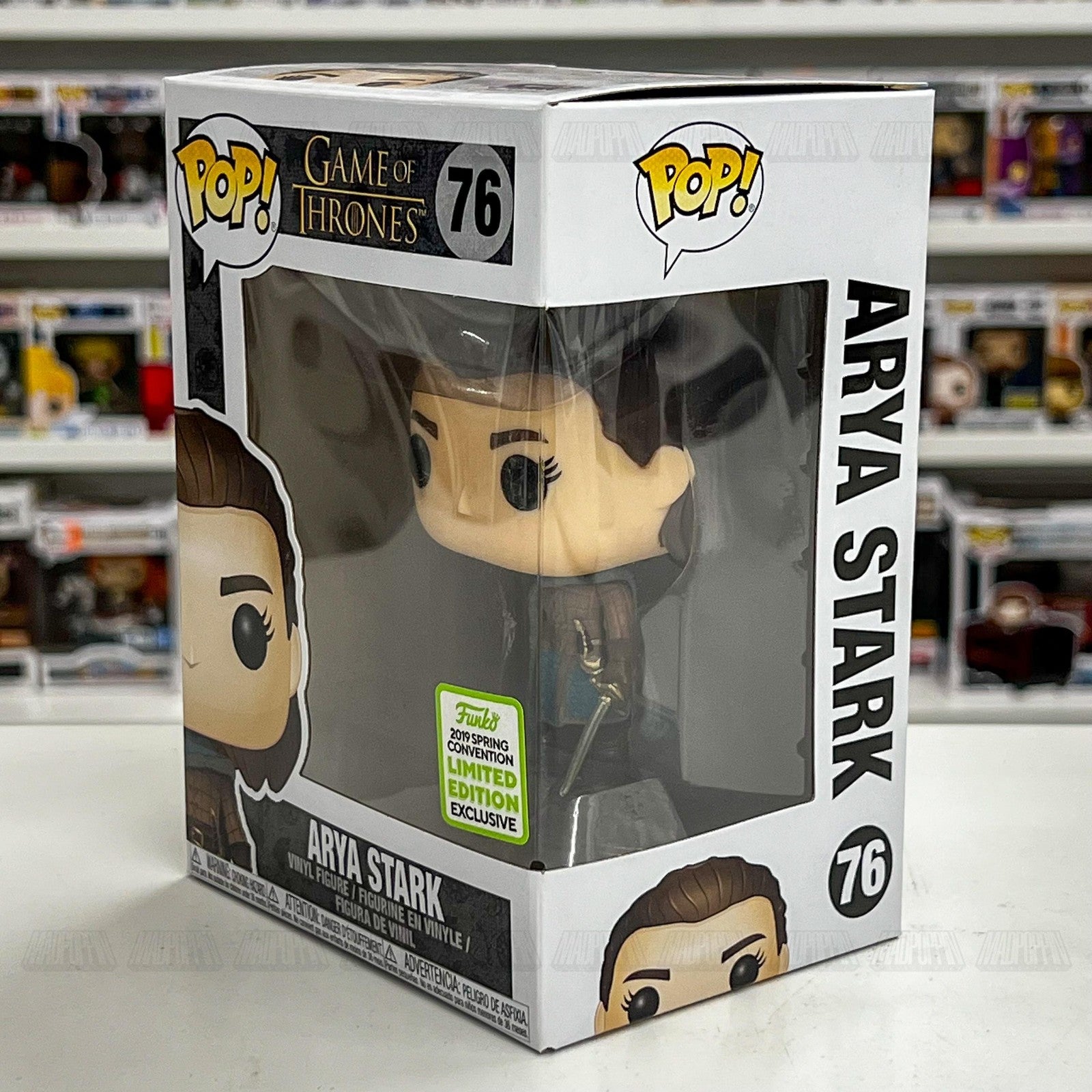 Funko Pop Game of Thrones Arya Stark #76 2019 Spring Convention Exclusive Figure