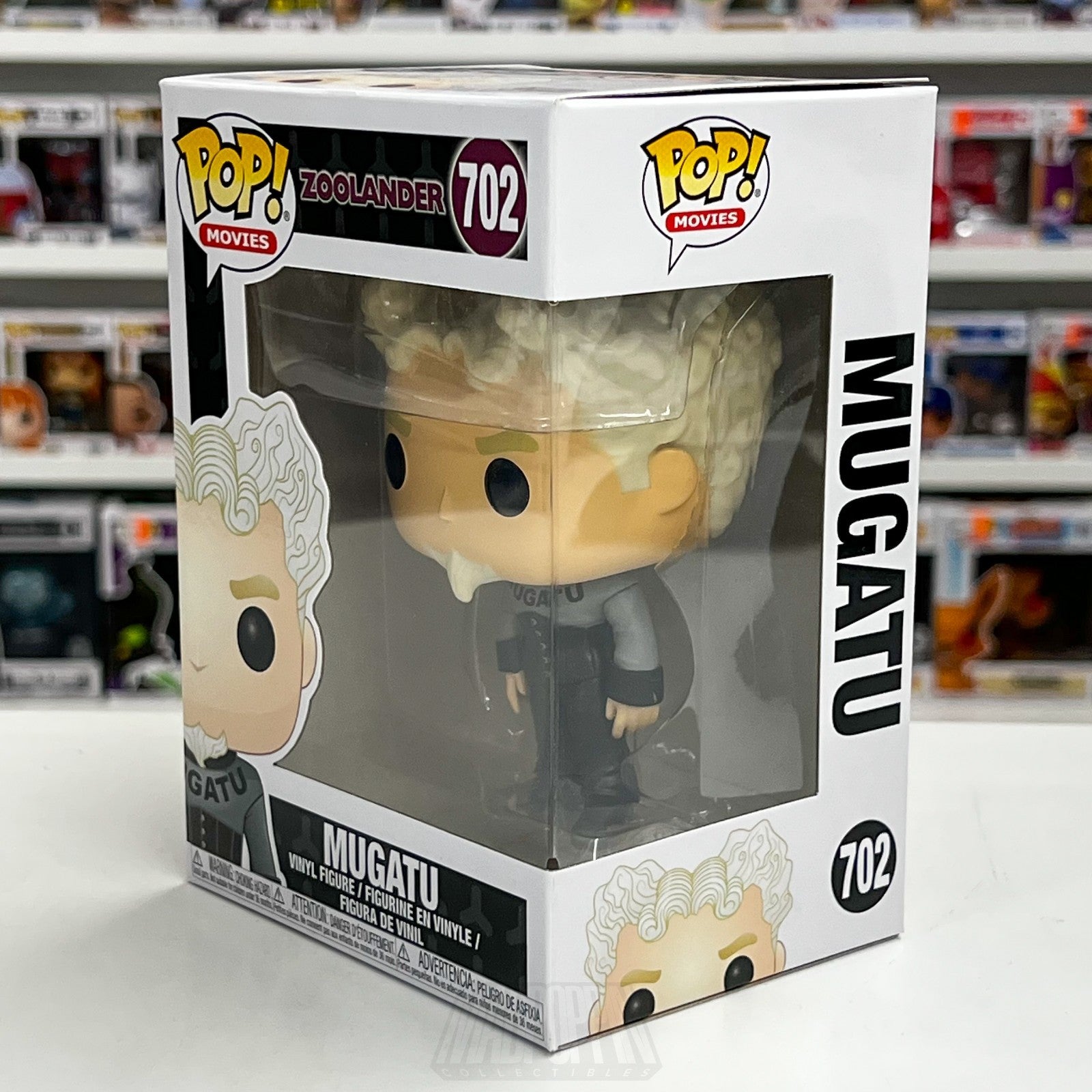 Funko Pop Movies Zoolander Mugatu 702 American Comedy Will Ferrell Vinyl Figure1