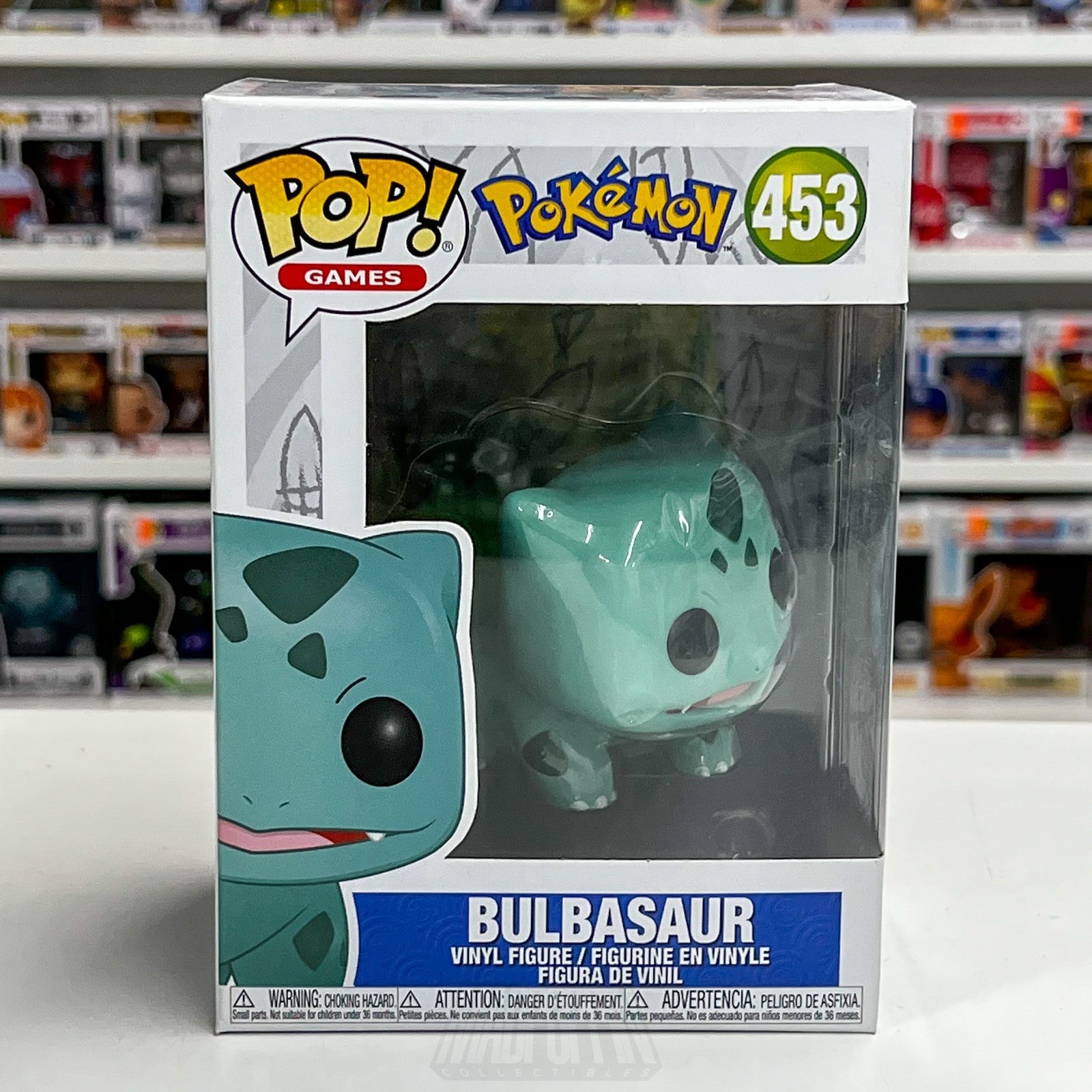Funko Pop Video Games Pokemon Bulbasaur 453 Japanese TCG Vinyl Figure Nintendo0