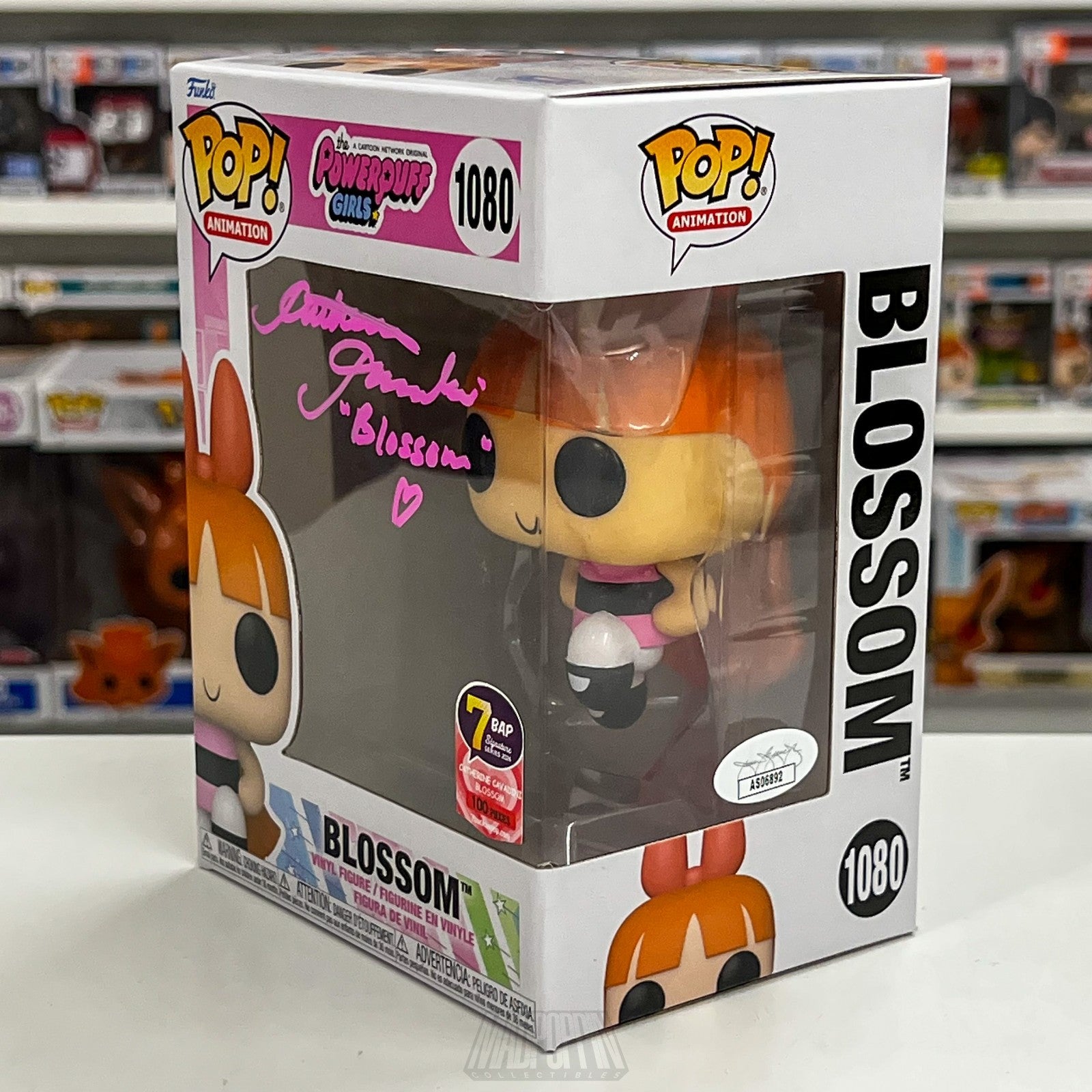 Funko Pop Powerpuff Girls Blossom 1080 Signed Catherine Cavadini JSA 7BAP 100pcs