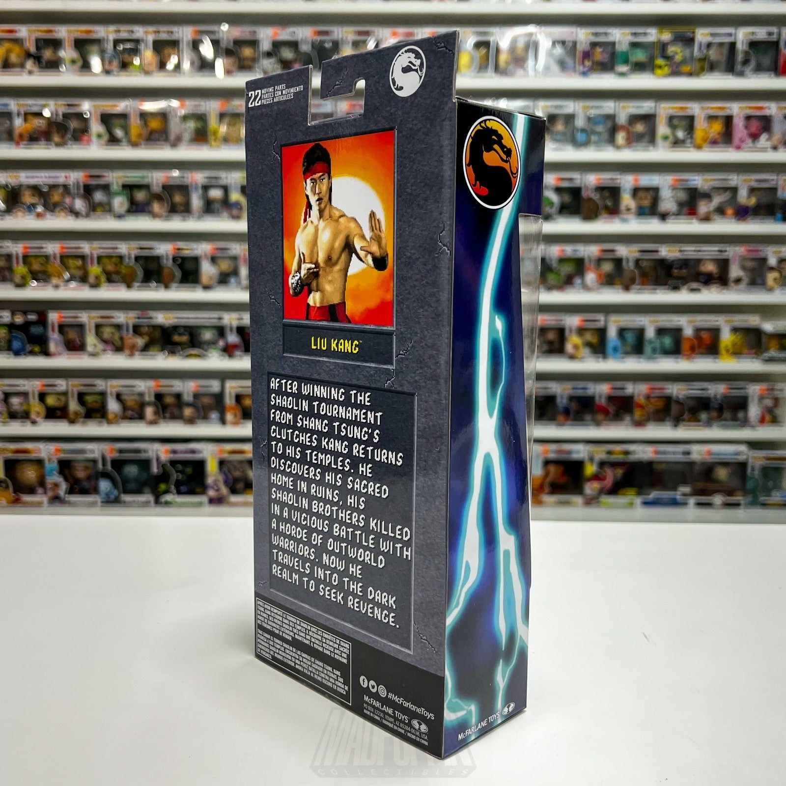 McFarlane Toys Mortal Kombat Klassic Liu Kang 7 Inch Action Figure Video Game