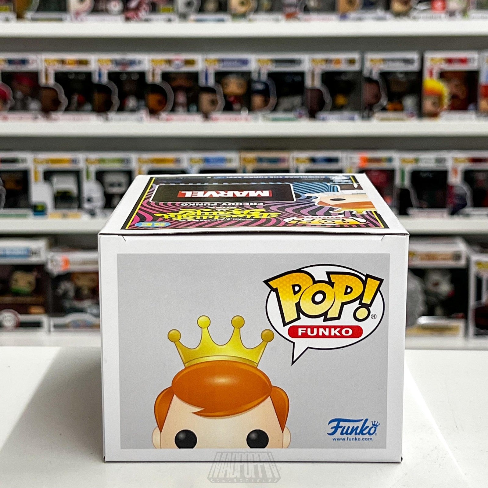 Freddy Funko as Thor Pop! Fundays 2022 Blacklight Battle SE Marvel Metallic 1000
