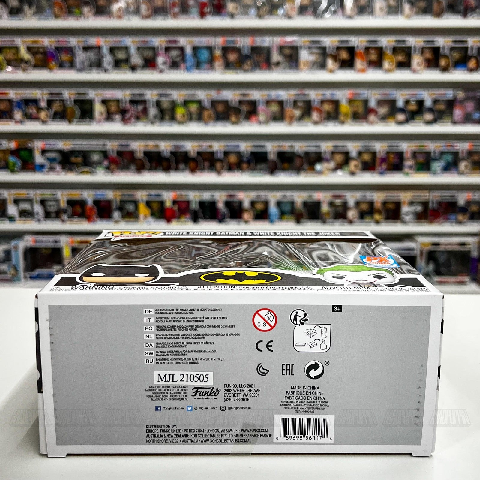 Funko Pop White Knight Batman & Joker 2 Pack PX Previews SDCC 2021 DC Heroes New