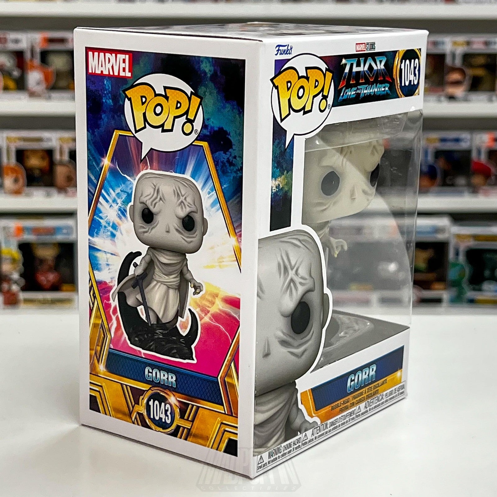 Funko Pop! Marvel Thor Love Thunder Gorr 1043 God Butcher Bobble-Head Figure Toy