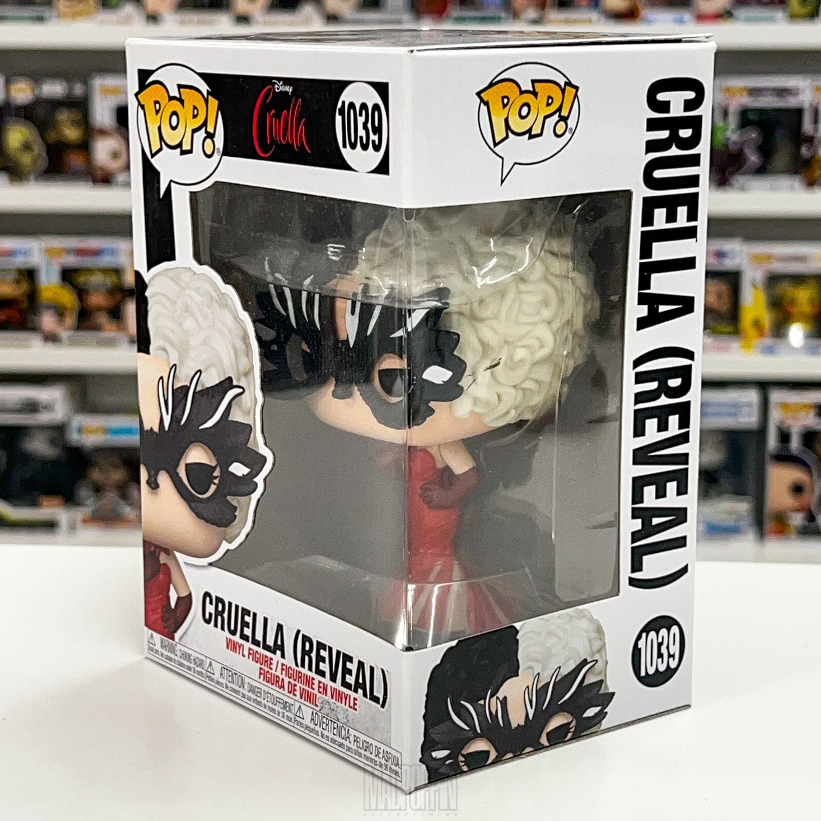 Funko Pop Disney Movies Cruella de Vil Reveal Outfit Vaulted 1039