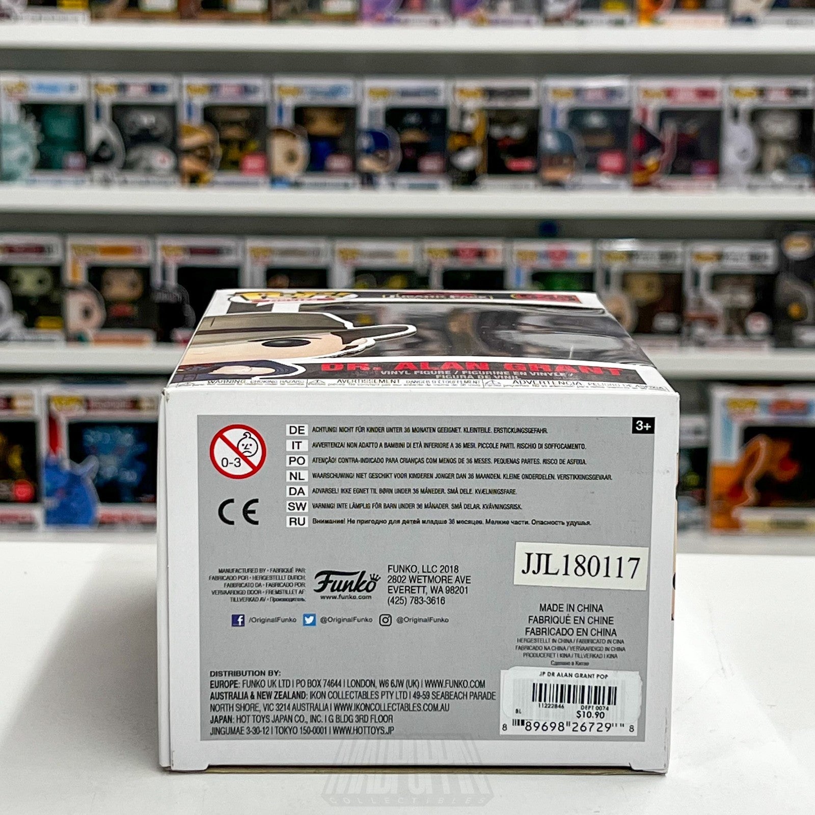 Funko Pop Movies Jurassic Park Dr Alan Grant 545 Dinosaur Toy Vinyl Figure7