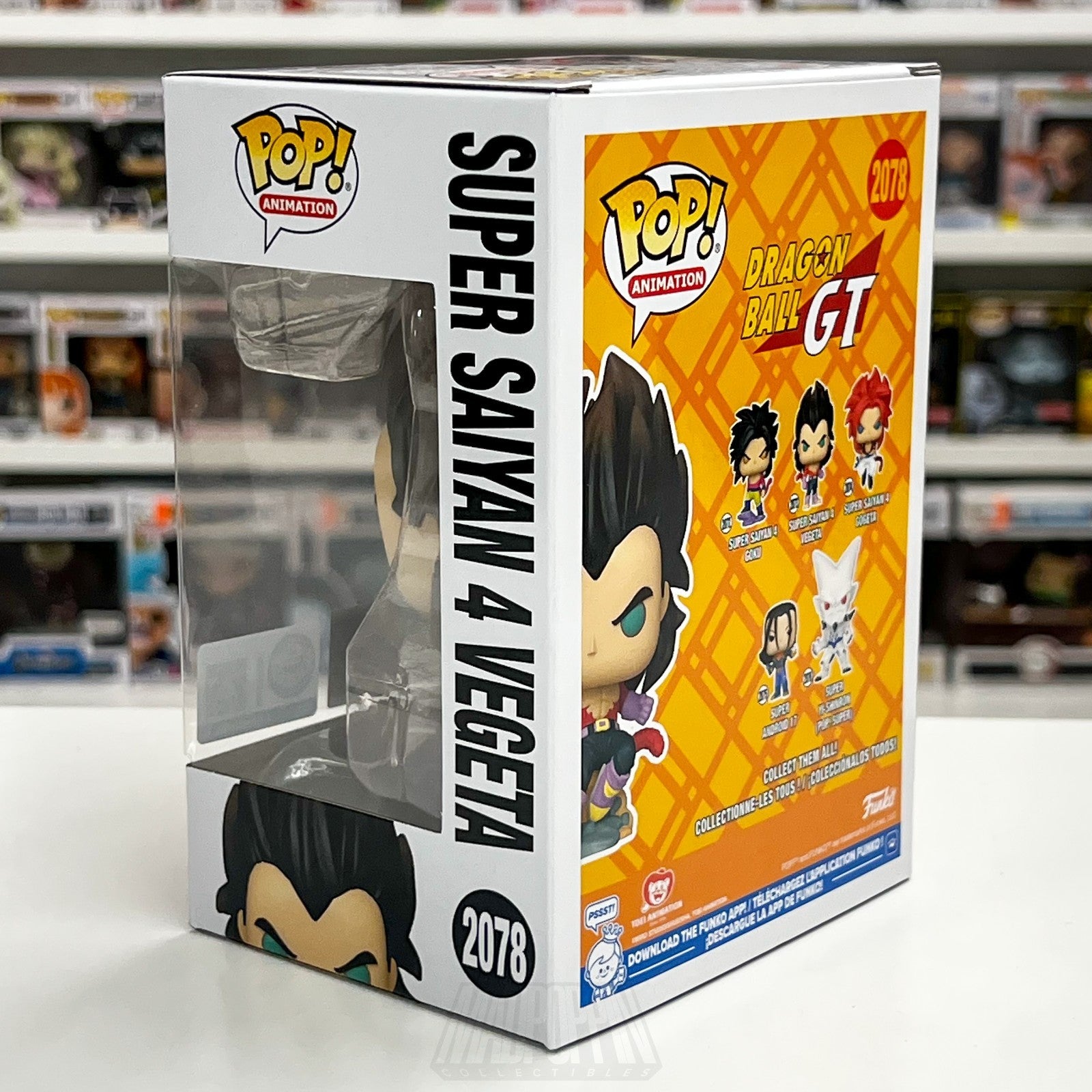 Funko Pop Anime Dragon Ball Super Saiyan Vegeta Flocked Chase Glow Chalice 20782