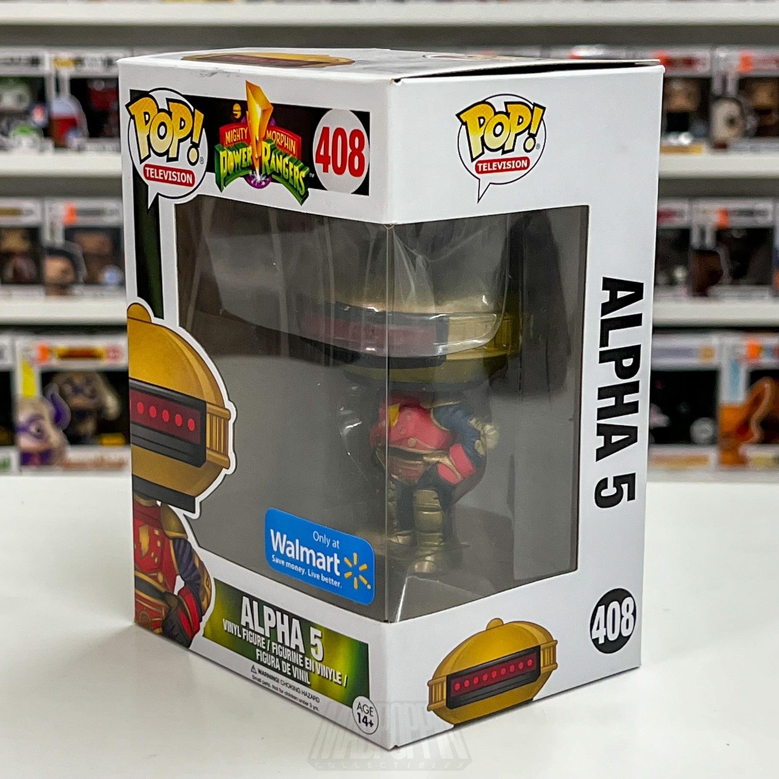 Funko Pop Television Alpha 5 Mighty Morphin Power Rangers MMPR 408 Walmart Toy