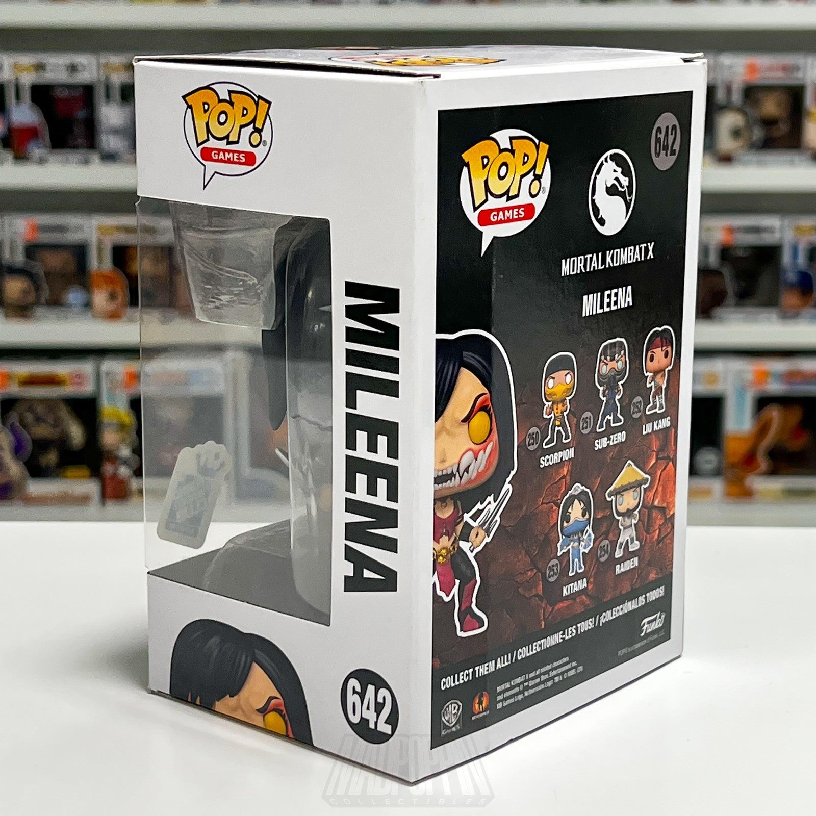 Funko Pop Video Games Mortal Kombat X Mileena 642 Vinyl Figure Funko Club Toy