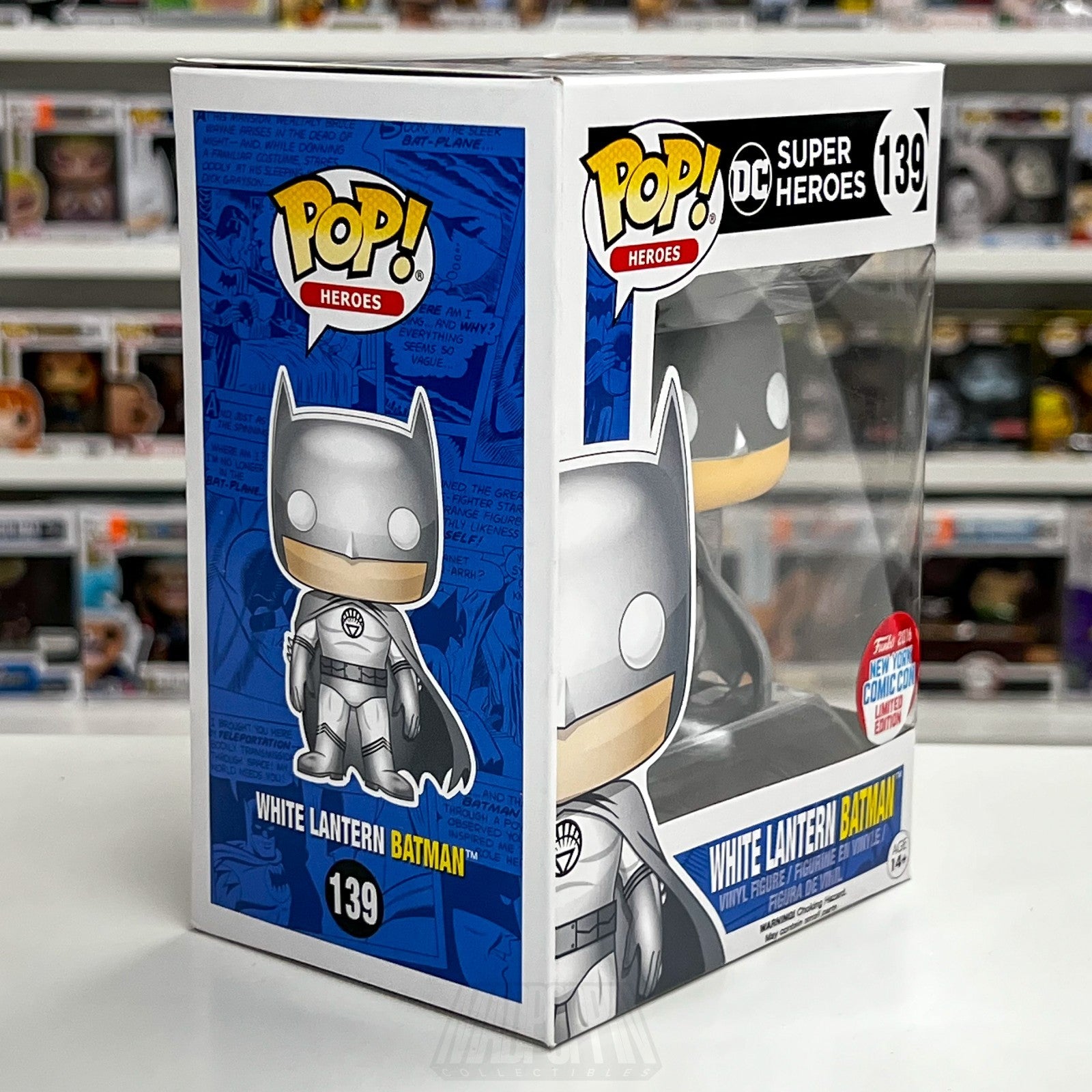 Funko Pop DC Super Heroes White Lantern Batman NYCC New York 139 Vinyl Figure5