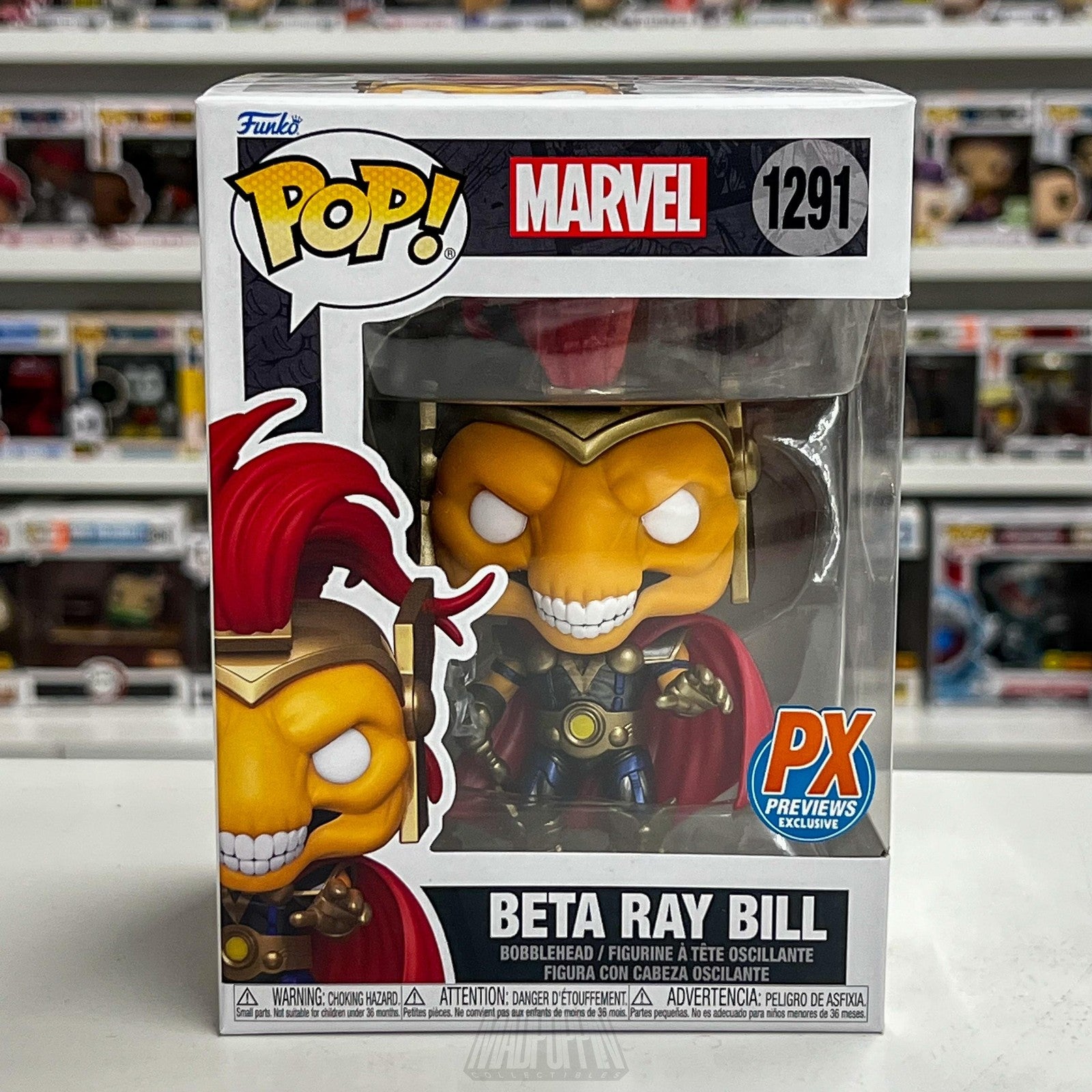 Funko Pop Marvel Beta Ray Bill PX Previews Exclusive Bobblehead Figure #1291 New