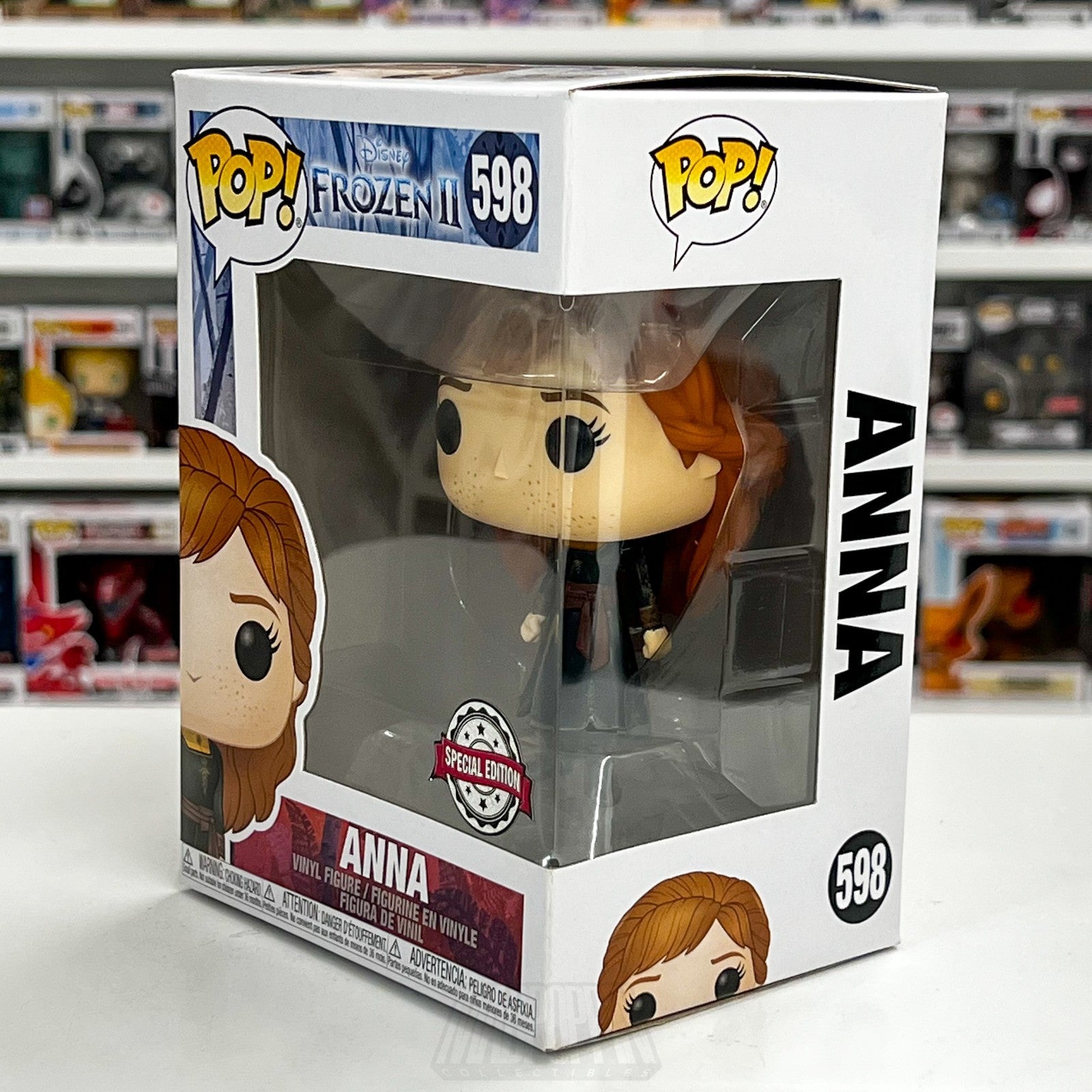 Funko Pop Disney Frozen 2 Anna of Arendelle Travel Gear 598 Princess Toy Figure1