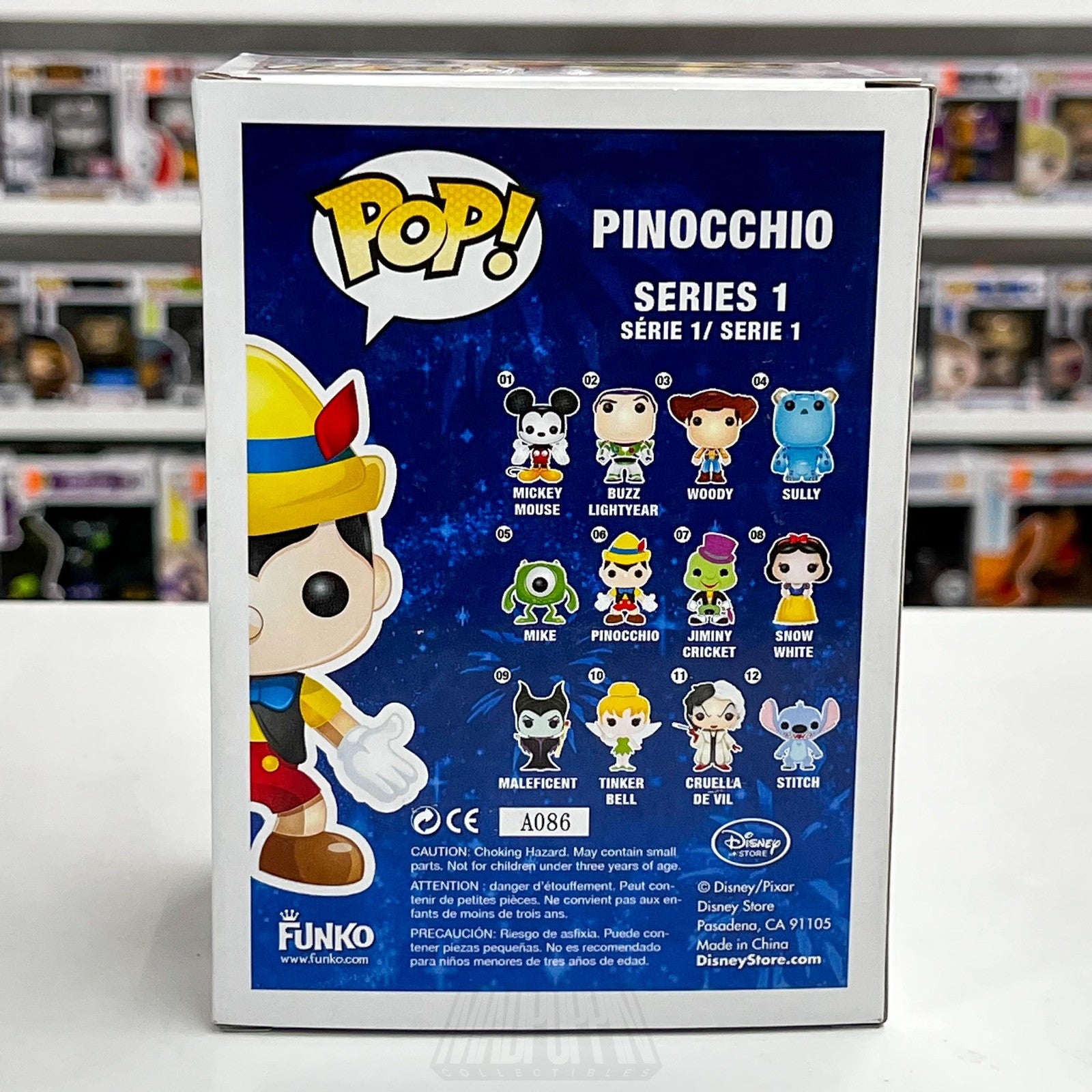 Funko Pop Disney Store Logo Pinocchio 06 Series 1 Vinyl Figure Boxed Collectible3