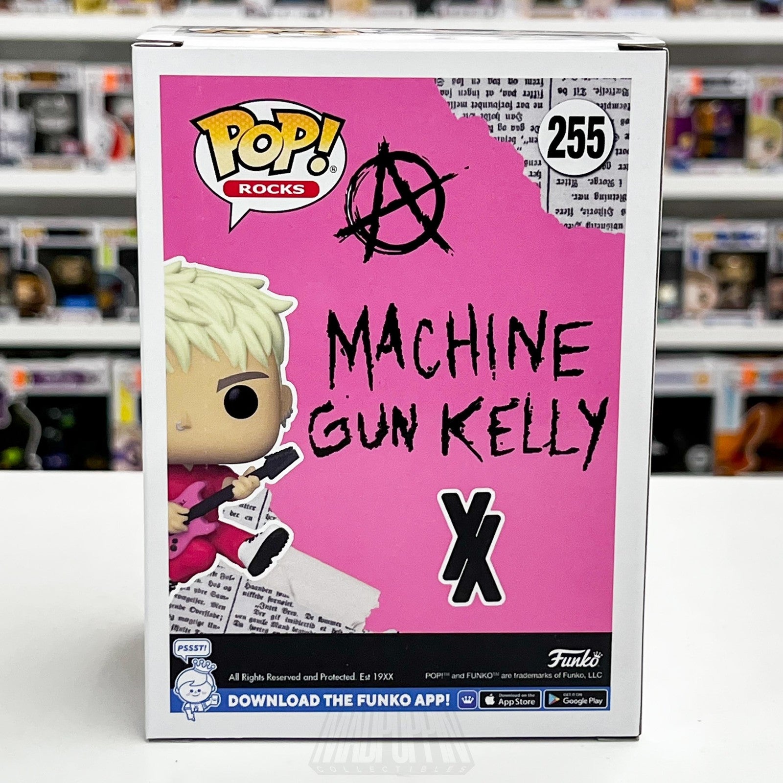 Funko Pop Rocks Machine Gun Kelly 255 MGK Vinyl Figure Hip Hop Rap Punk Alt NIB3