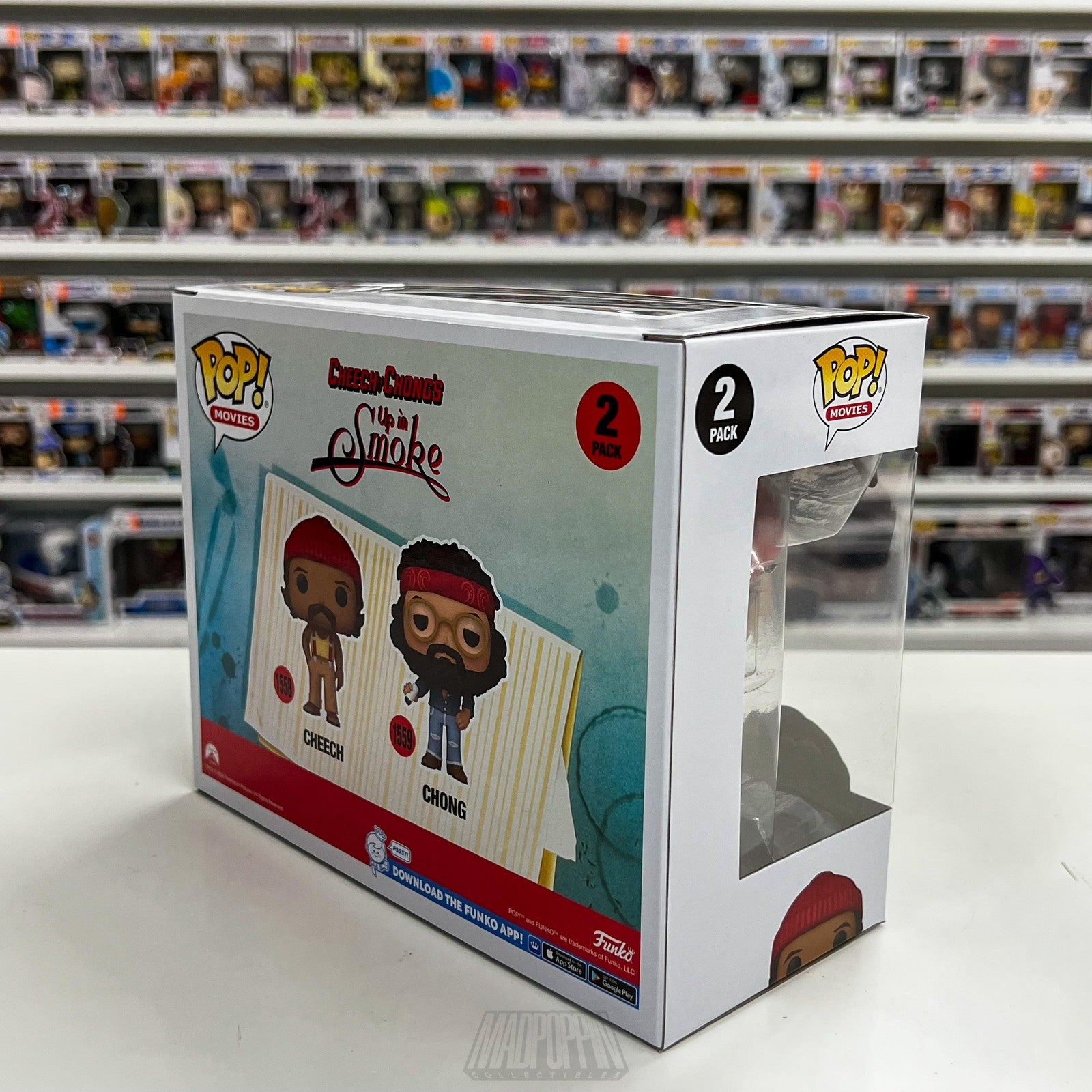 Funko Pop Cheech & Chong Up In Smoke 2 Pack Figures Specialty Series Exclusive