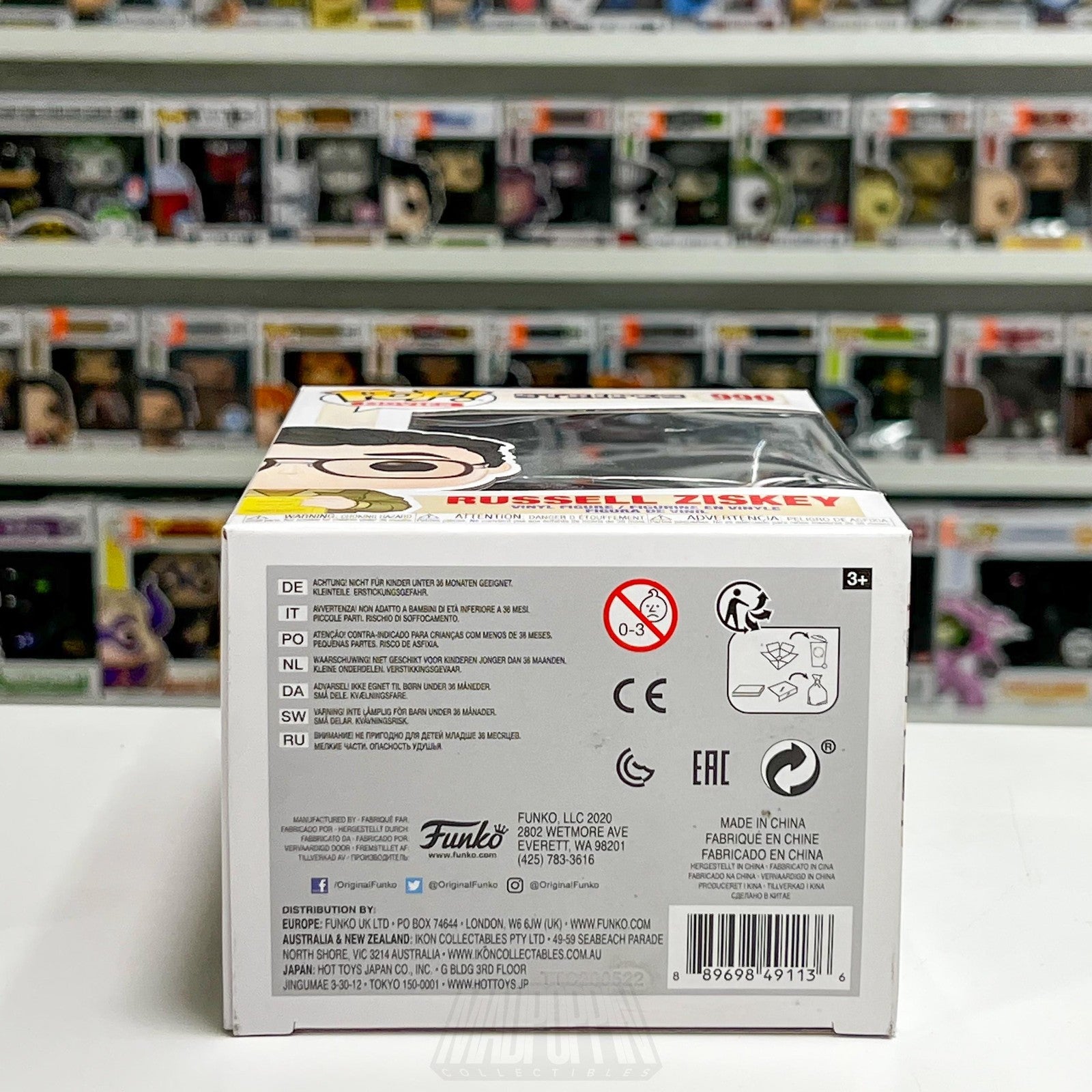 Funko Pop! Movies Stripes Russell Ziskey #990 Vinyl Figure New In Box 2020 Toy