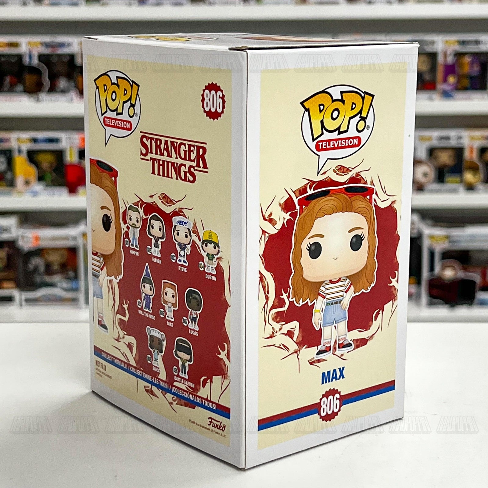 Funko POP Stranger Things Max 806 Vinyl Figure TV Collectible New in Box Netflix