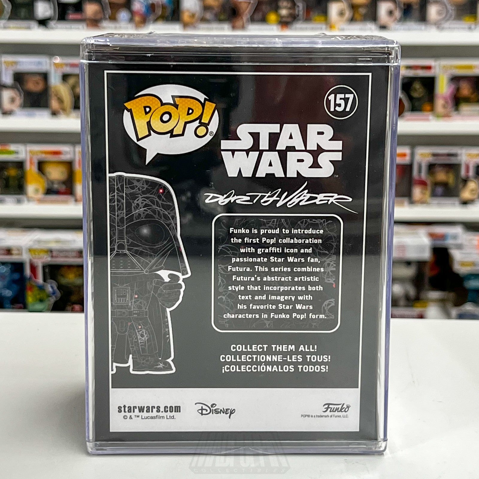 Funko Pop Star Wars Darth Vader Futura Target 157 Force Choke Sith Lord Figure3