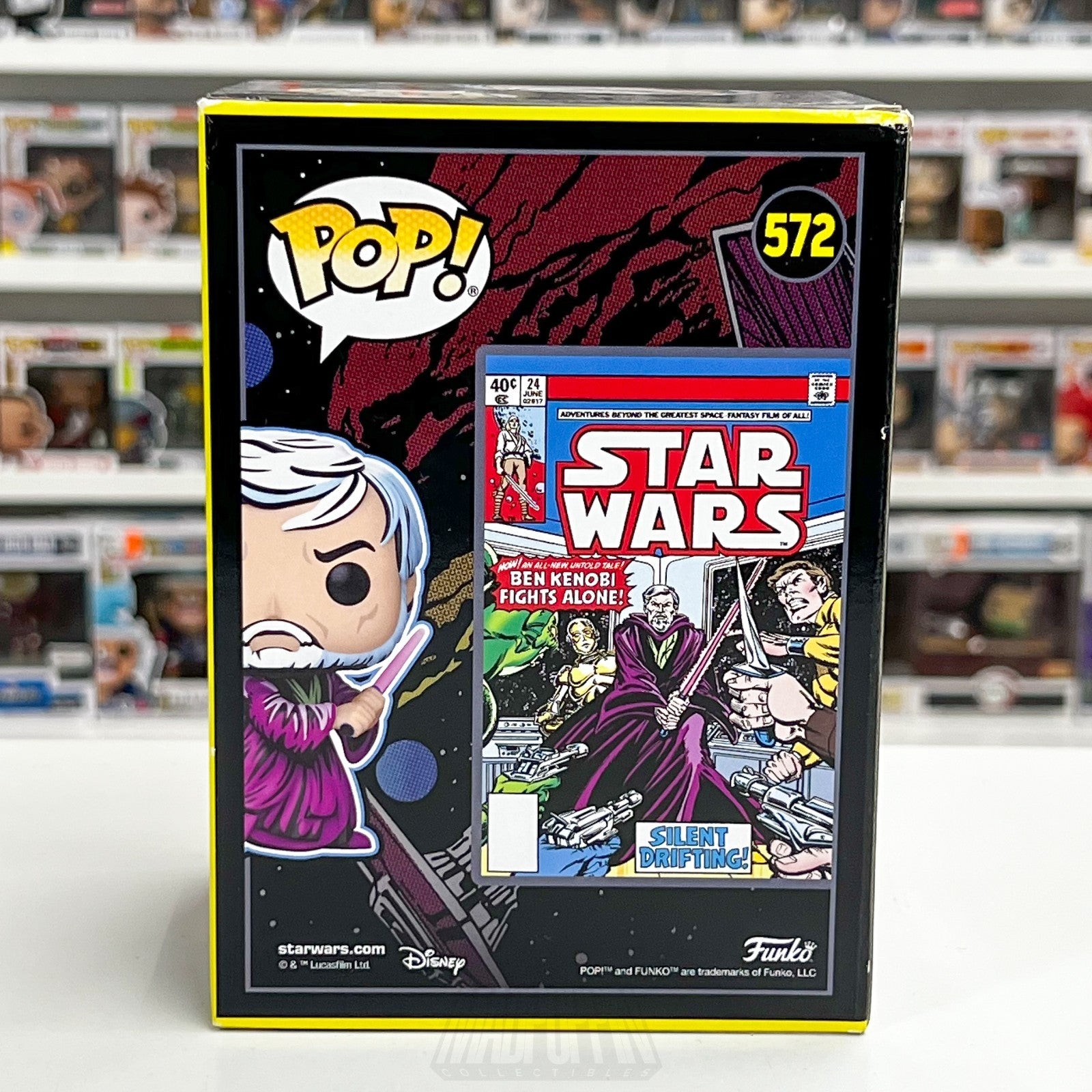 Funko Pop Star Wars Ben Kenobi Retro Target 572 Jedi Knight ForceVinyl Figure3